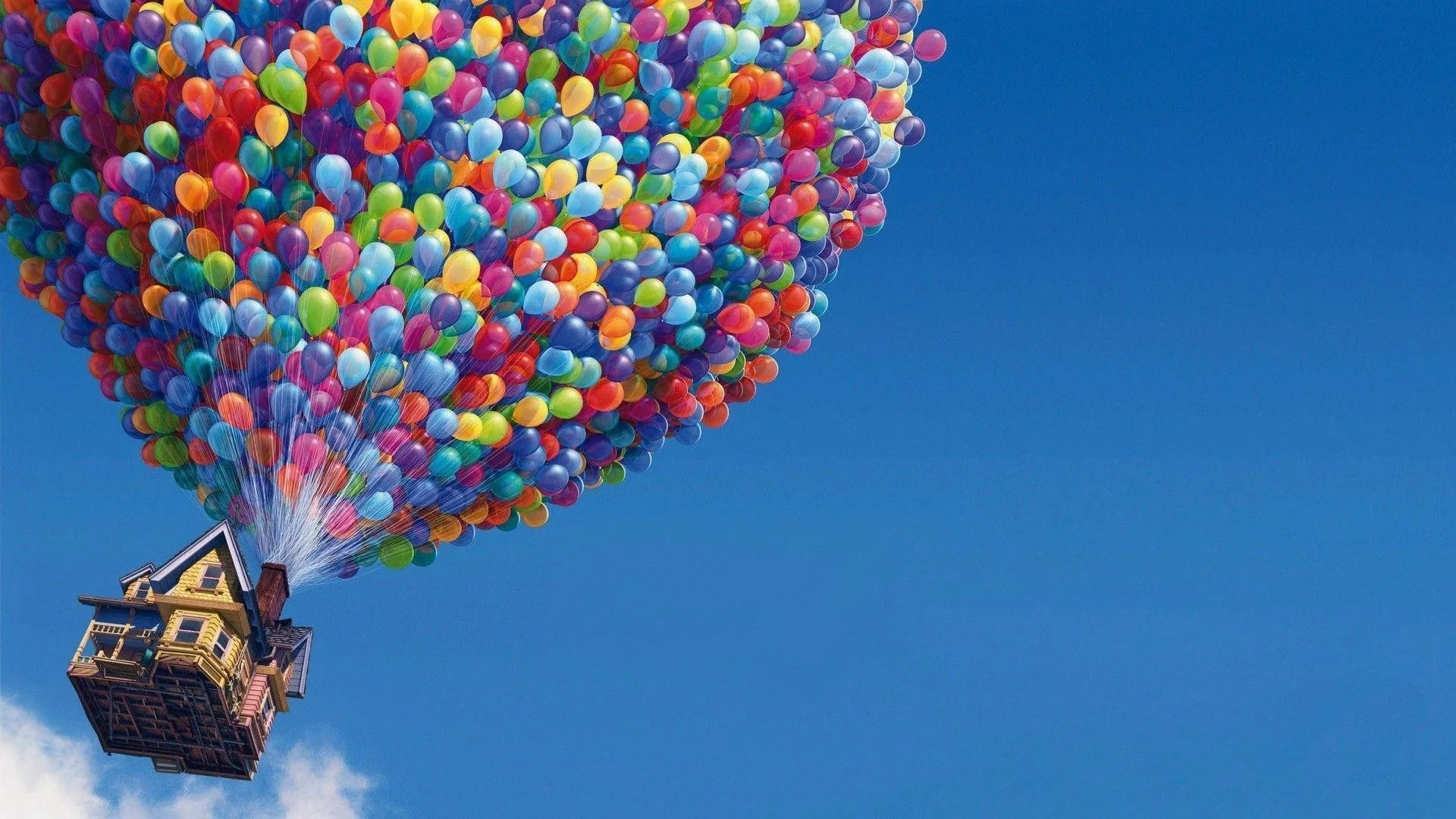 House With Balloons – Up | Wallpapers Design