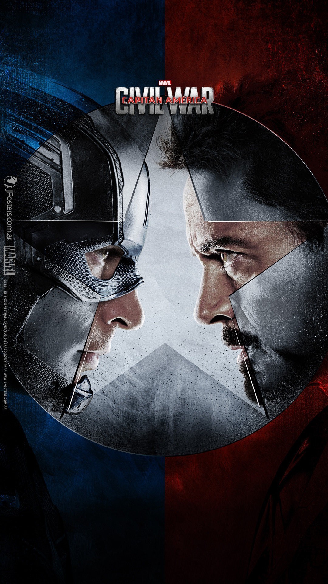 Captain America vs Ironman face to face. iPhone 6s Plus. Download 0. Captain America with his shield. iPhone 6s Plus