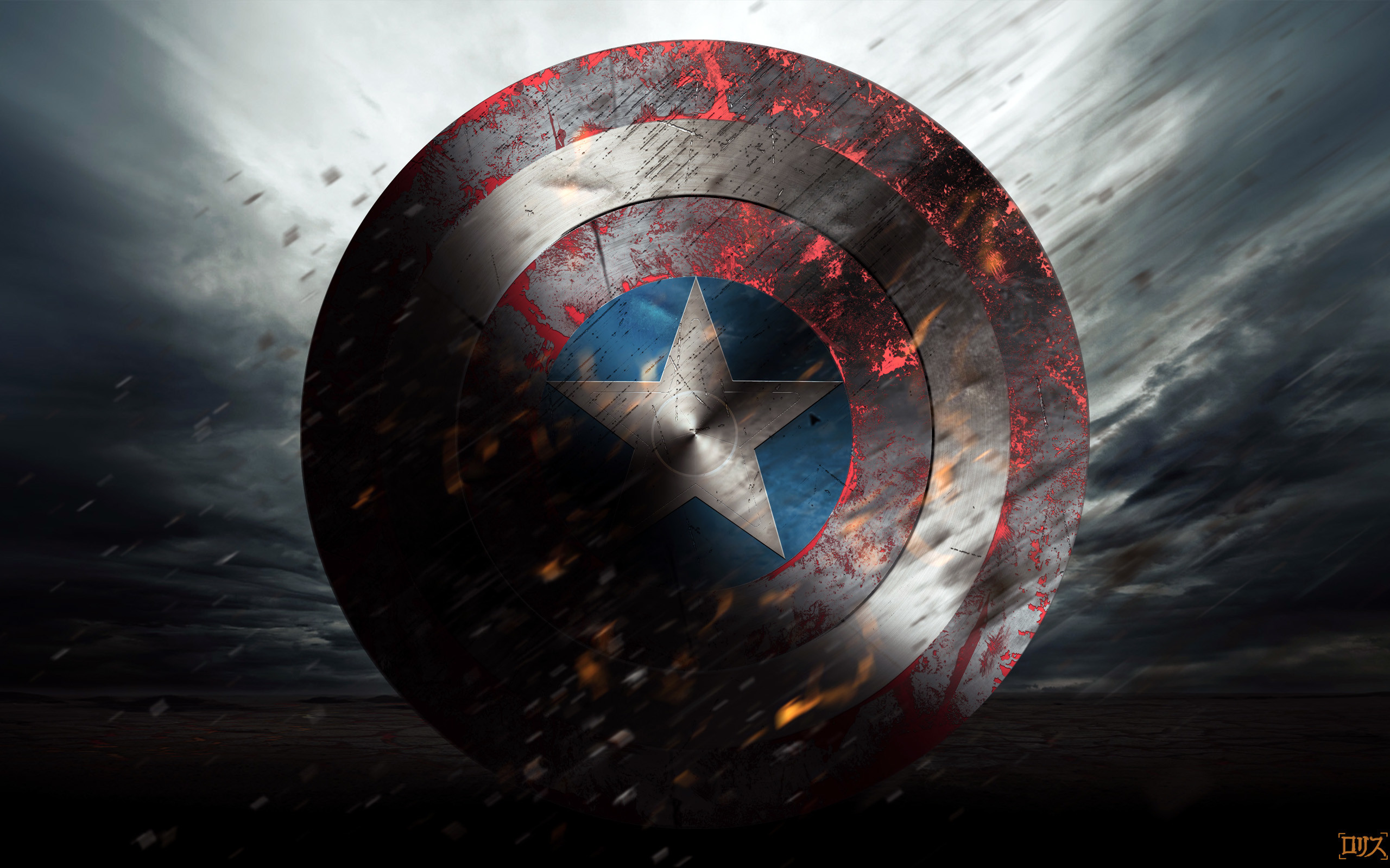 Captain America Shield Wallpaper Desktop Background