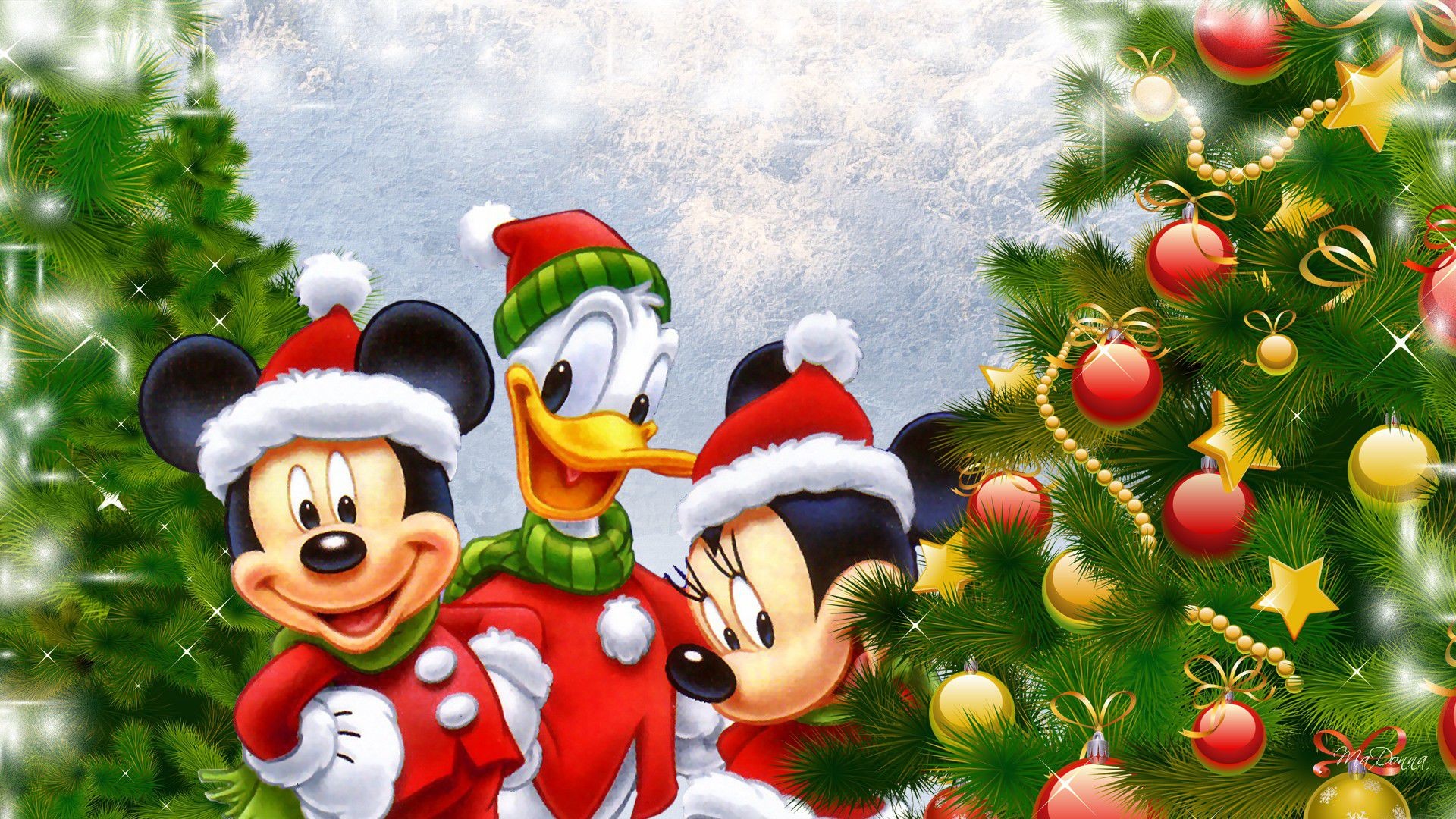 Disney christmas desktop wallpapers free download