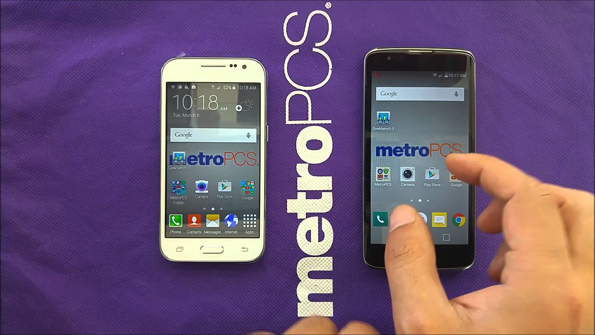Comparison LG K7 With Samsung Galaxy core Prime For Metro PcsT mobile – YouTube