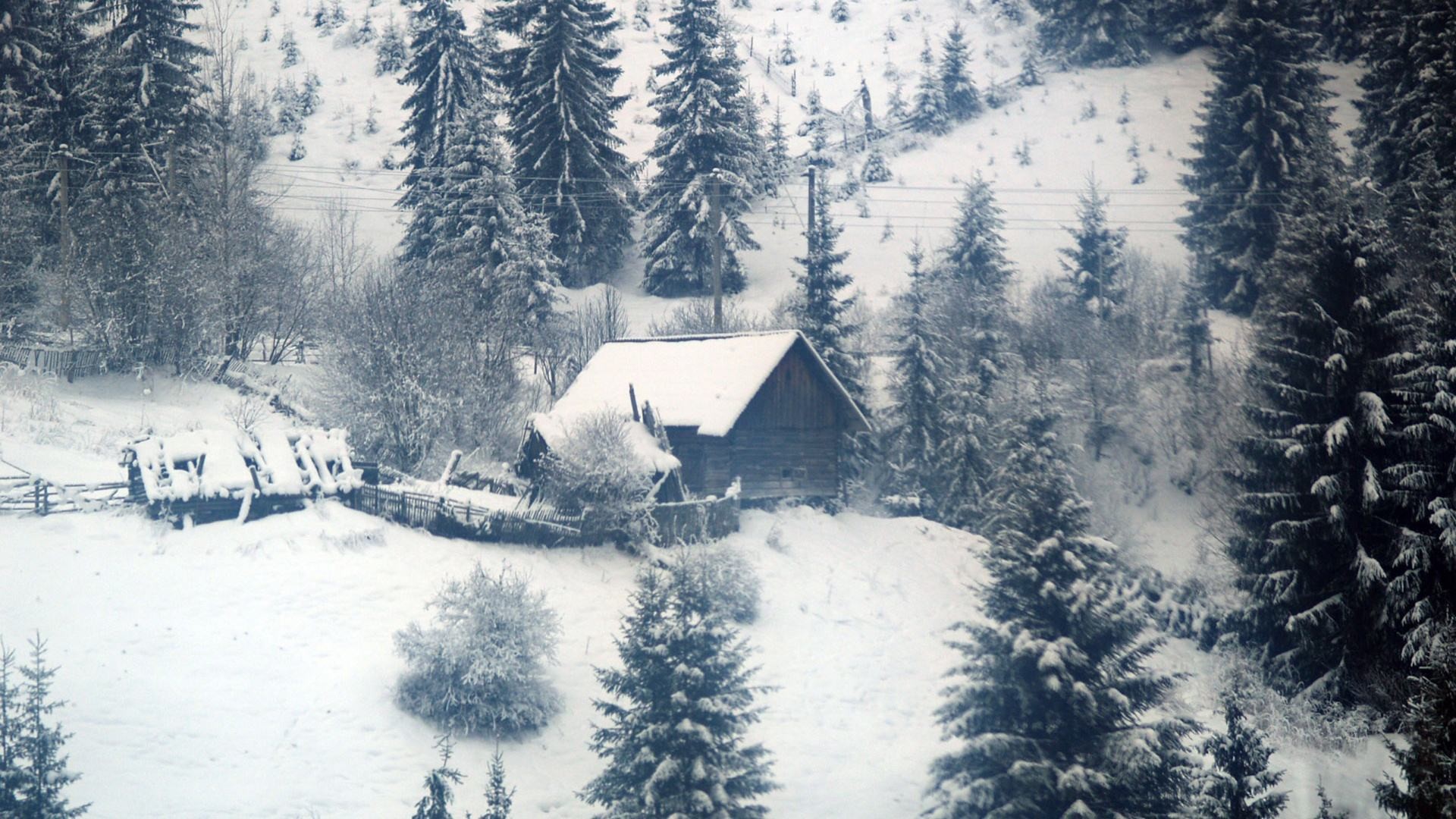Winter Landscape Wallpaper 1920×1080