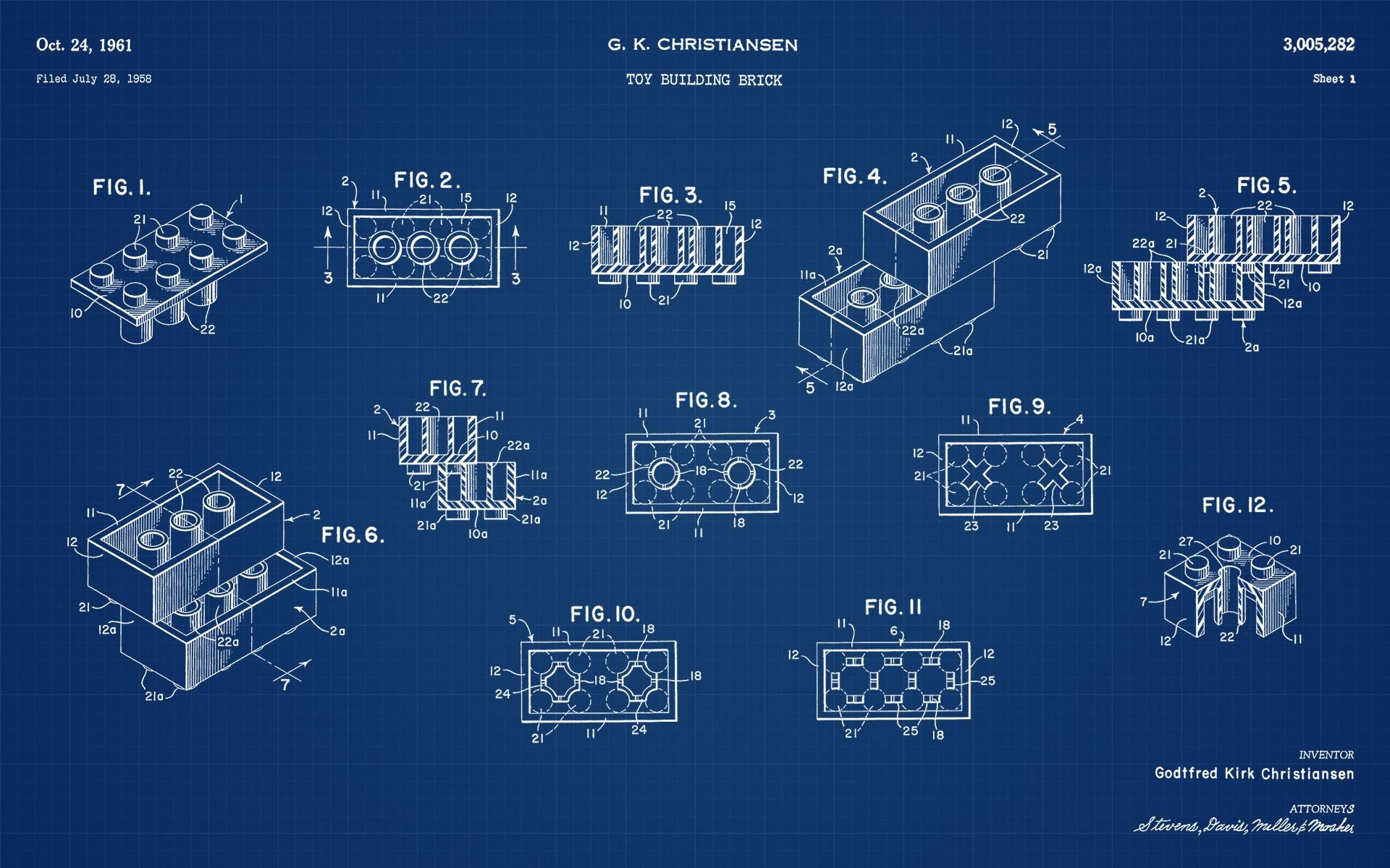 1961 LEGO Patent uncompressed in comments 1920x1200OC