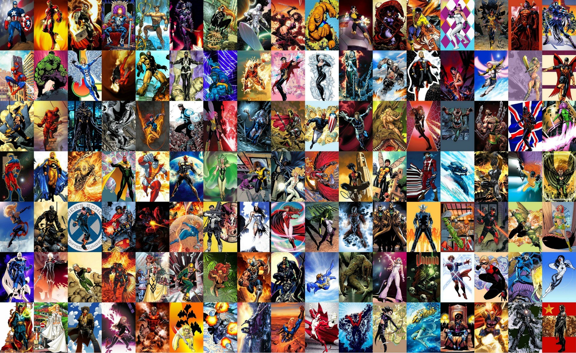 HD Wallpaper Background ID197634. Comics Collage