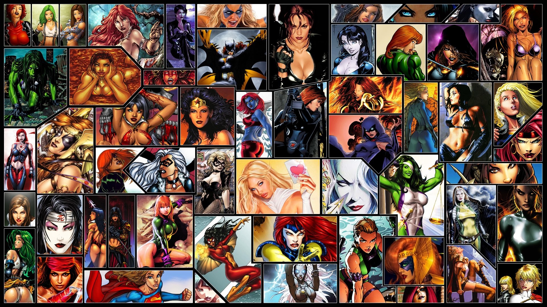HD Wallpaper Background ID622175. Comics Collage