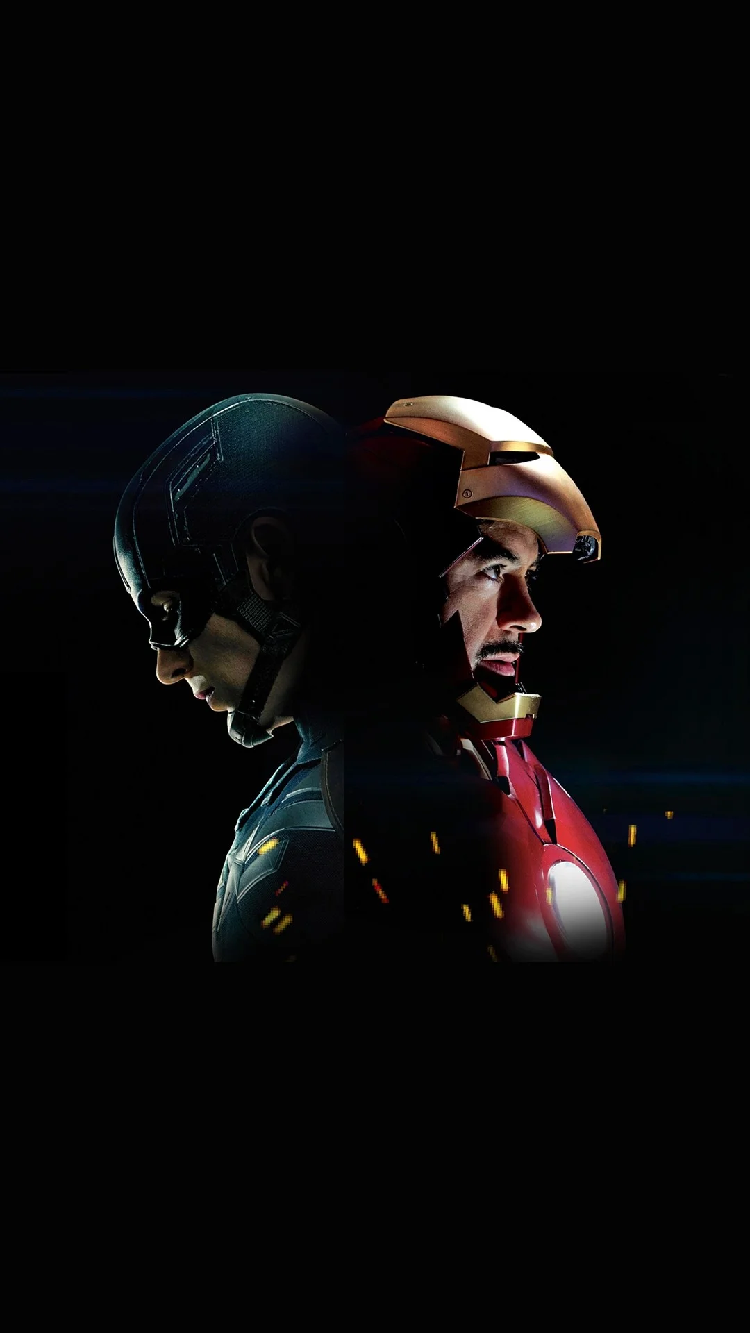 Captain America Civilwar Ironman Hero Art Illustration #iPhone #plus wallpaper