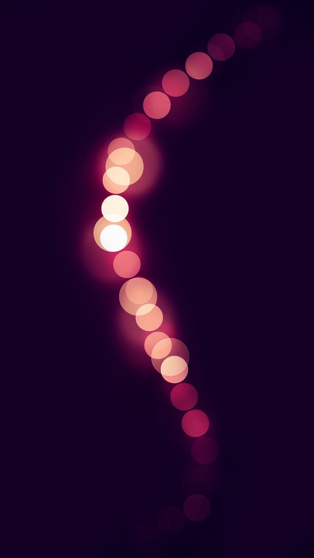 Pink Light Circles Bokeh iPhone 6 Plus HD Wallpaper