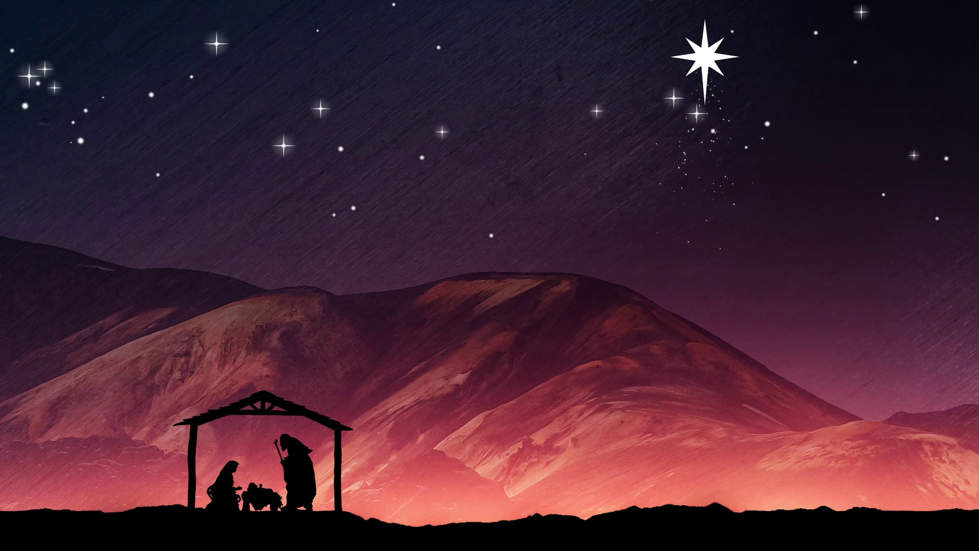 Christmas Nativity Background. Mary, Joseph And Baby Jesus In A Manger  Motion Background – VideoBlocks
