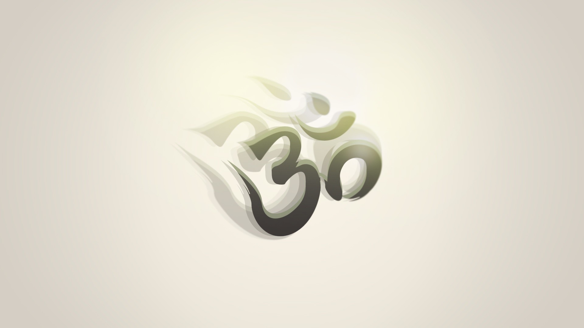 Om And White Background 4K Ultra Hd Wide Wallpaper