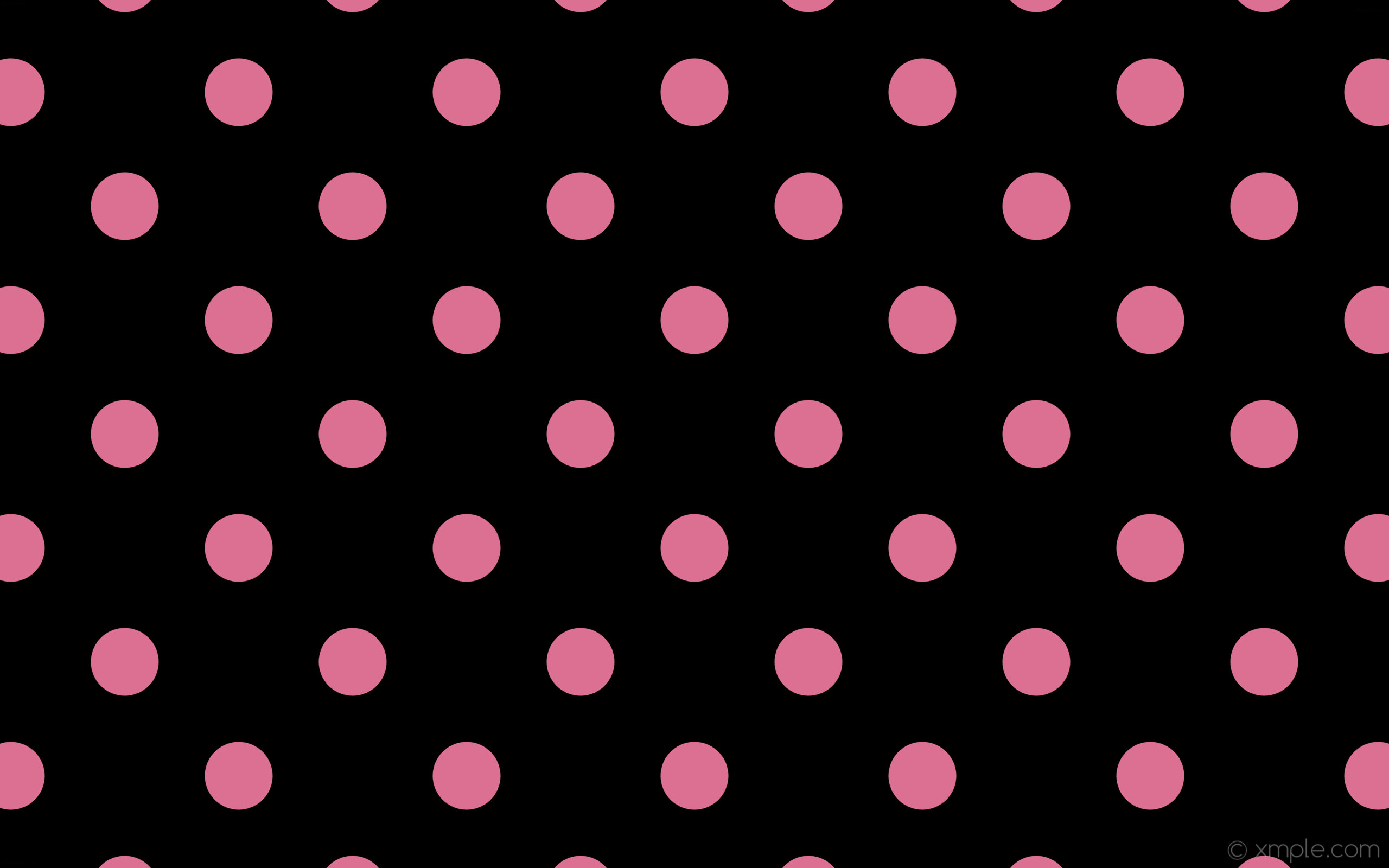Wallpaper spots black pink polka dots pale violet red #db7093 45 125px