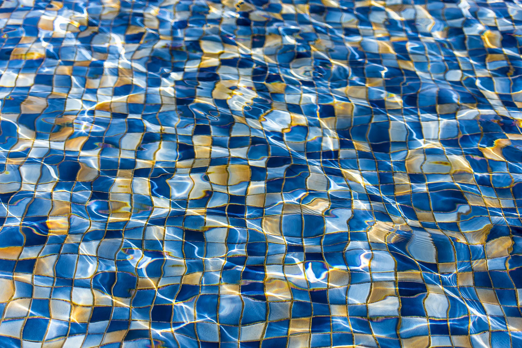 Water in the Pool a Mosaic