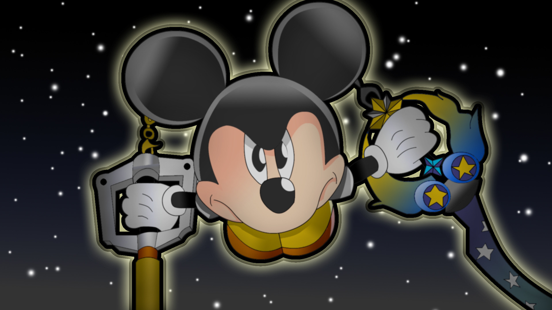 King Mickey Double Keyblade by Msamsseme1 on DeviantArt