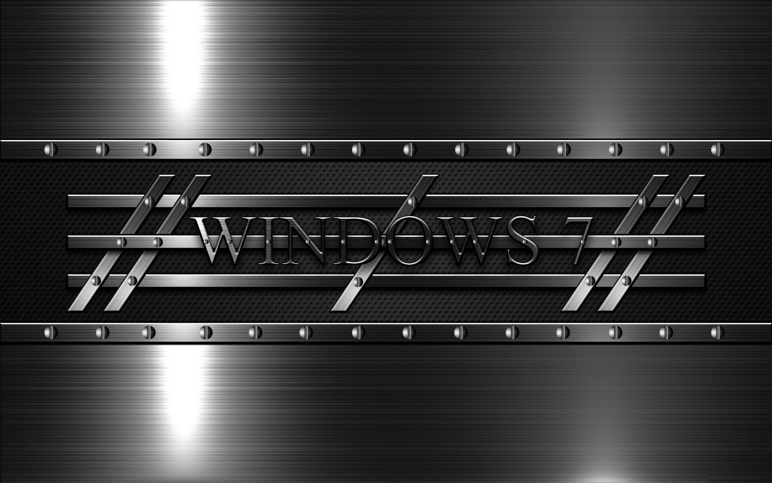 Download Wallpaper Windows 7, 3d, Background, Black