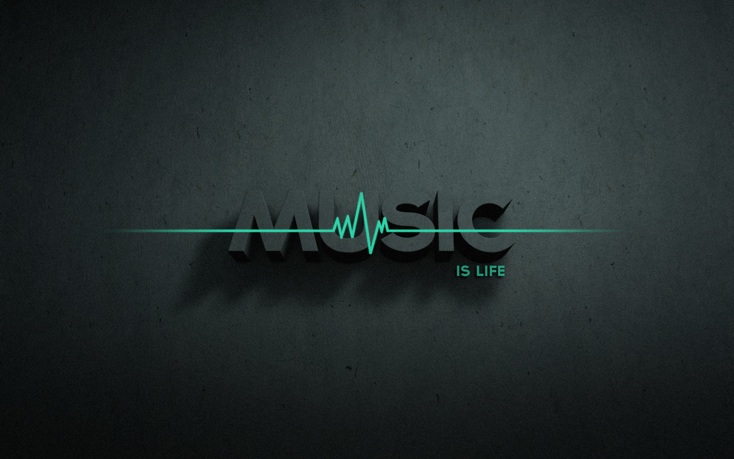 Minimalistic Music Simple Background Typography