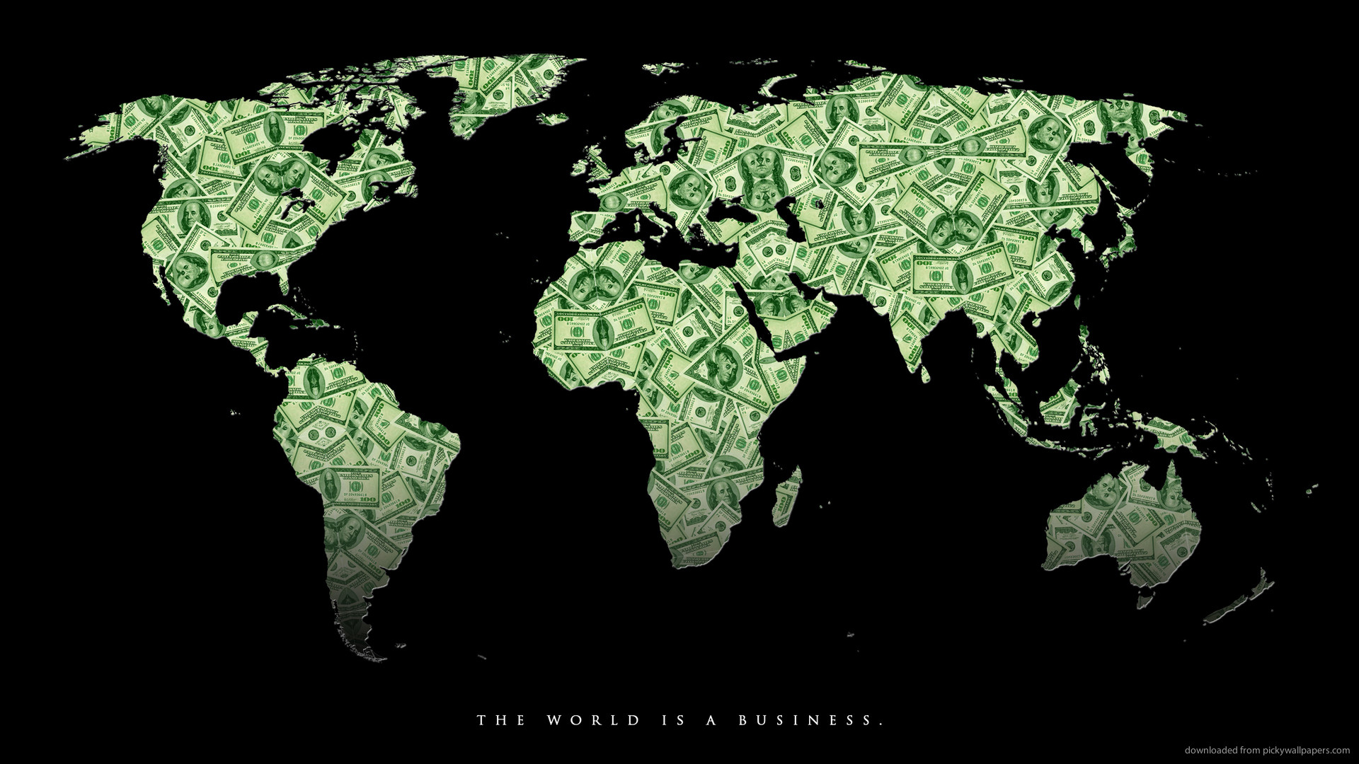 HD The World is a Business wallpaper