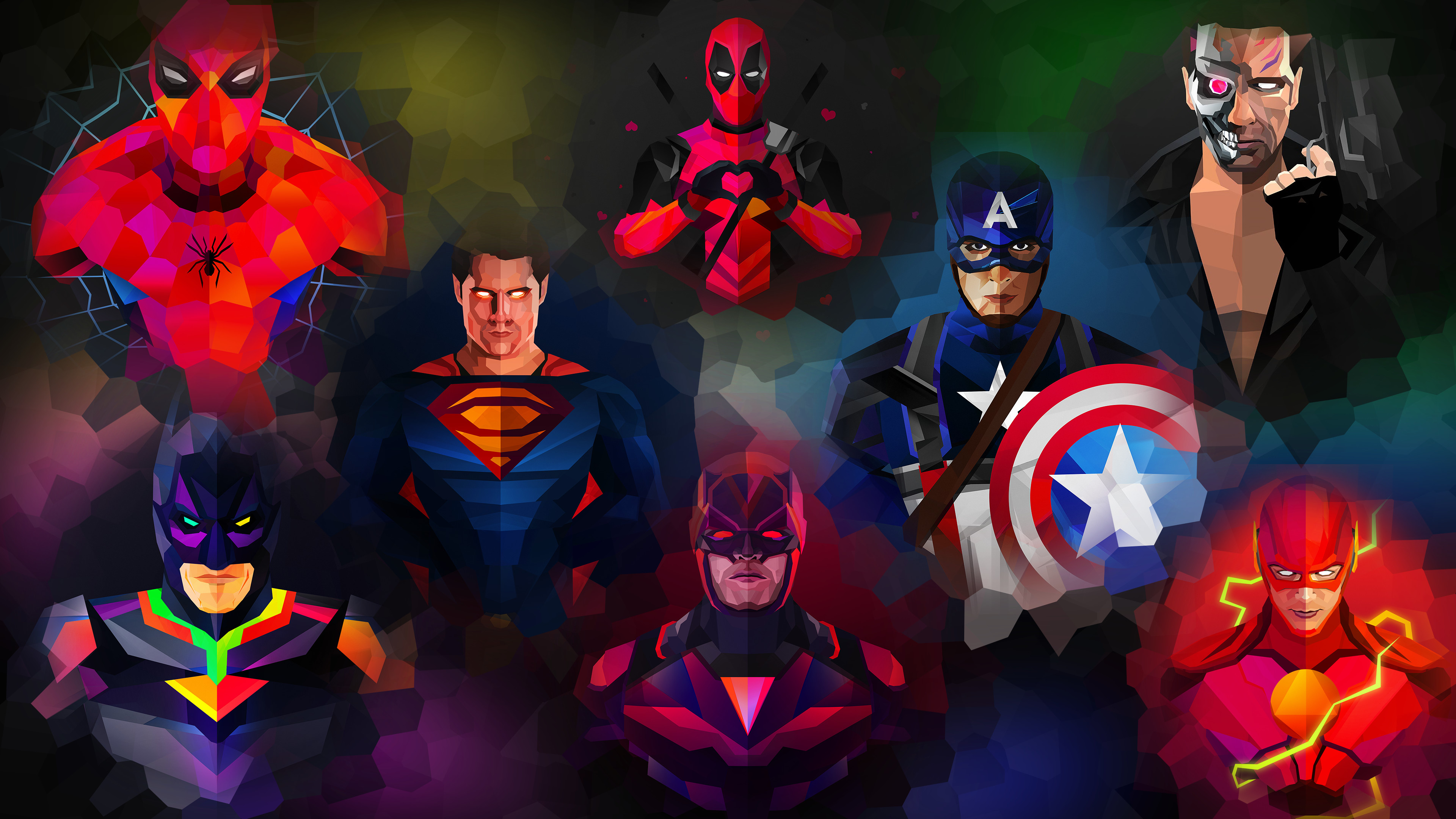 Superhero 4k wallpaper