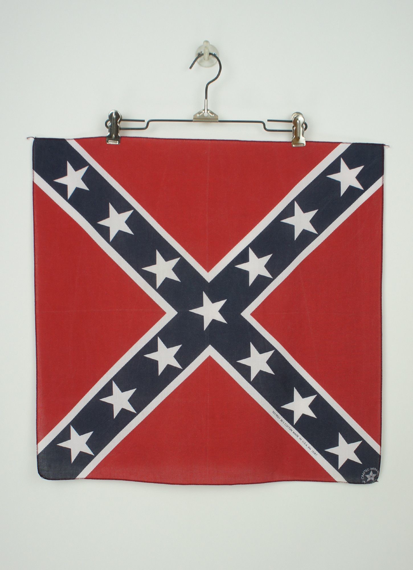 Super cool politically incorrect rebel flag bandana. This is a 50 poly 50