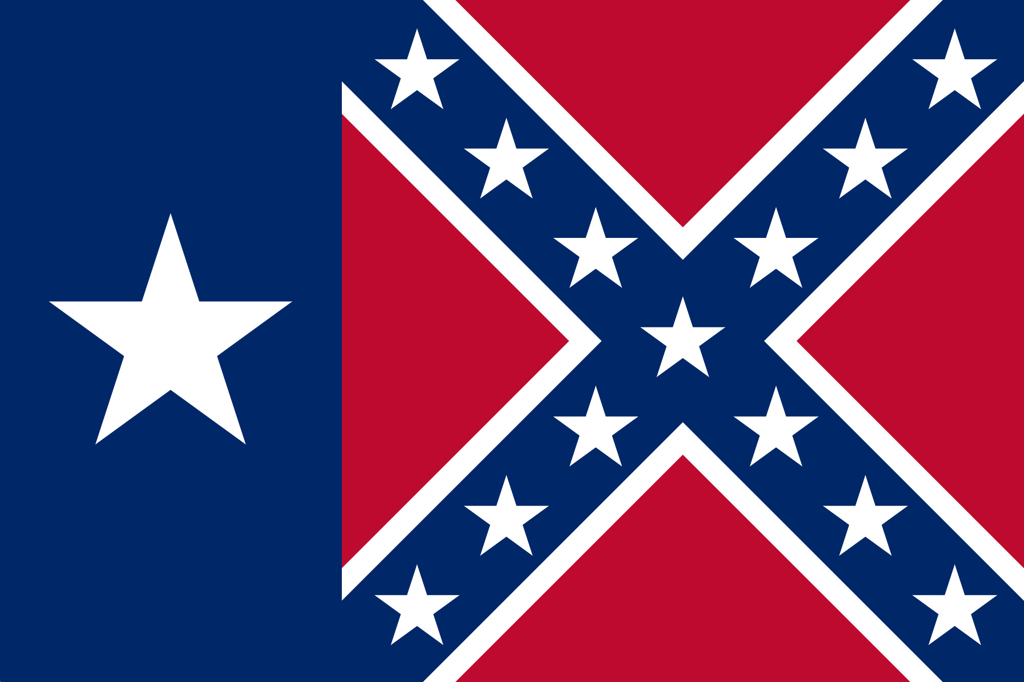Texas rebel flag clipart