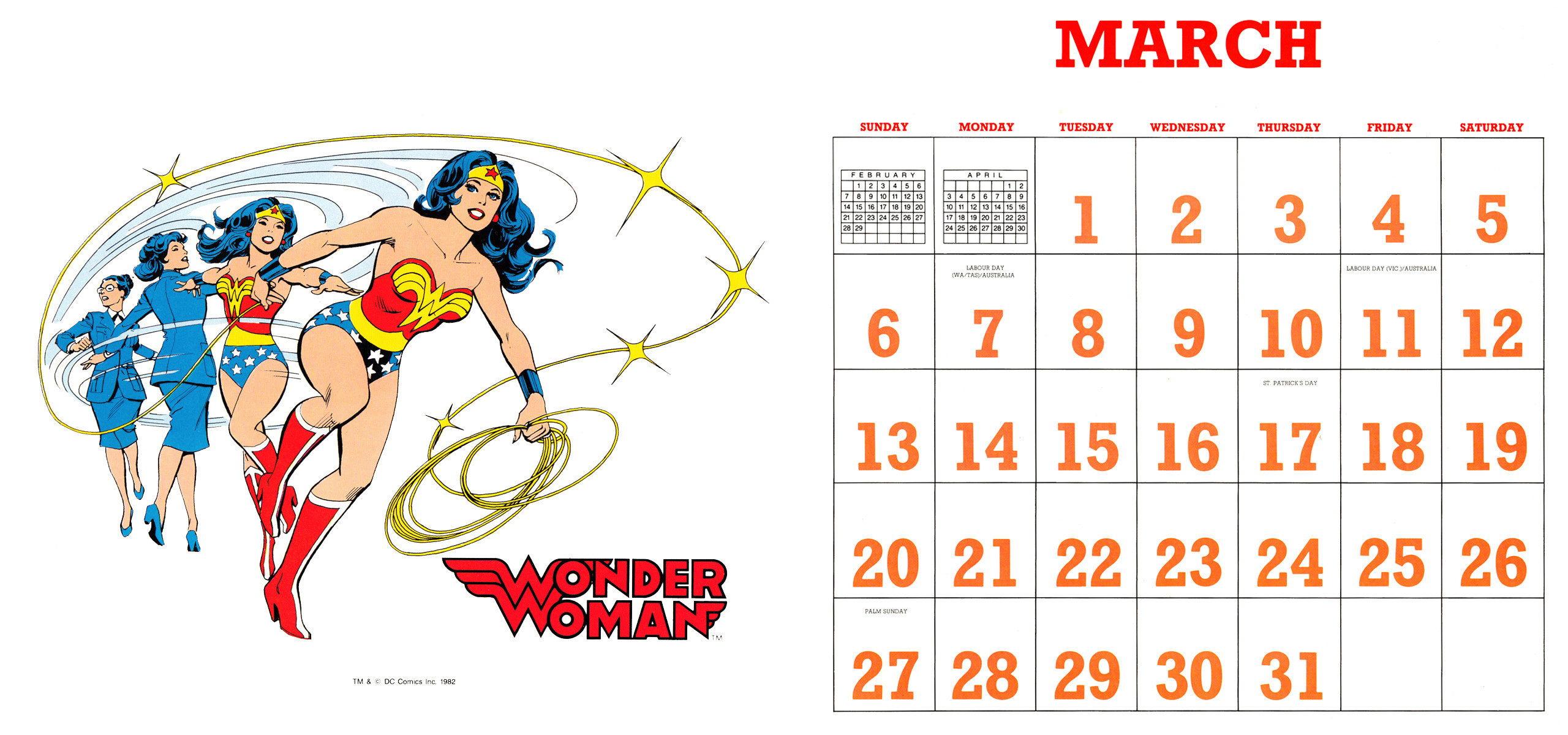 DC Super Powers 1988/2016 Wallpaper Calendar – Andertoons Cartoon Blog
