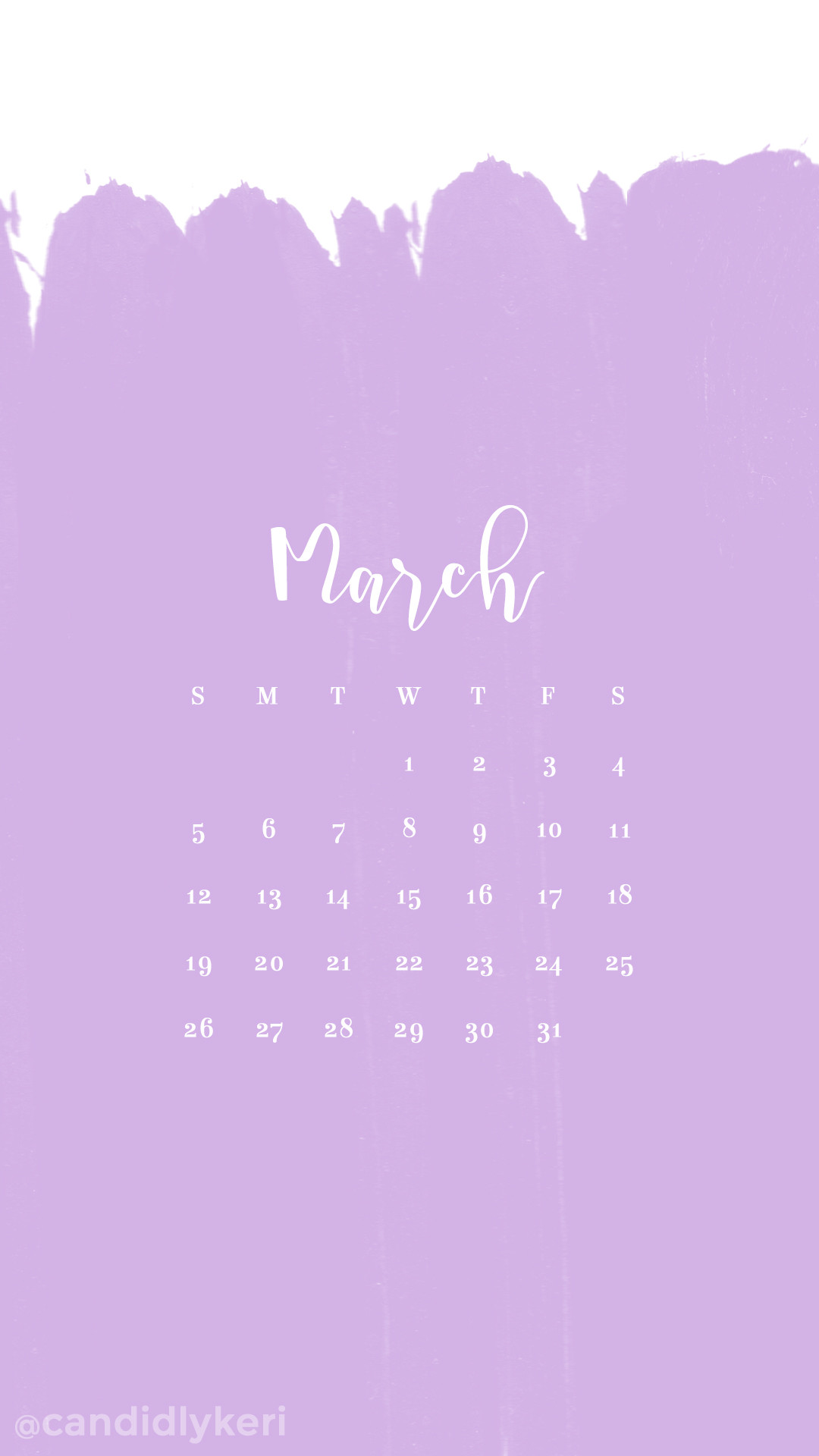 March calendar 2017 wallpaper you can download for free on the blog For any device