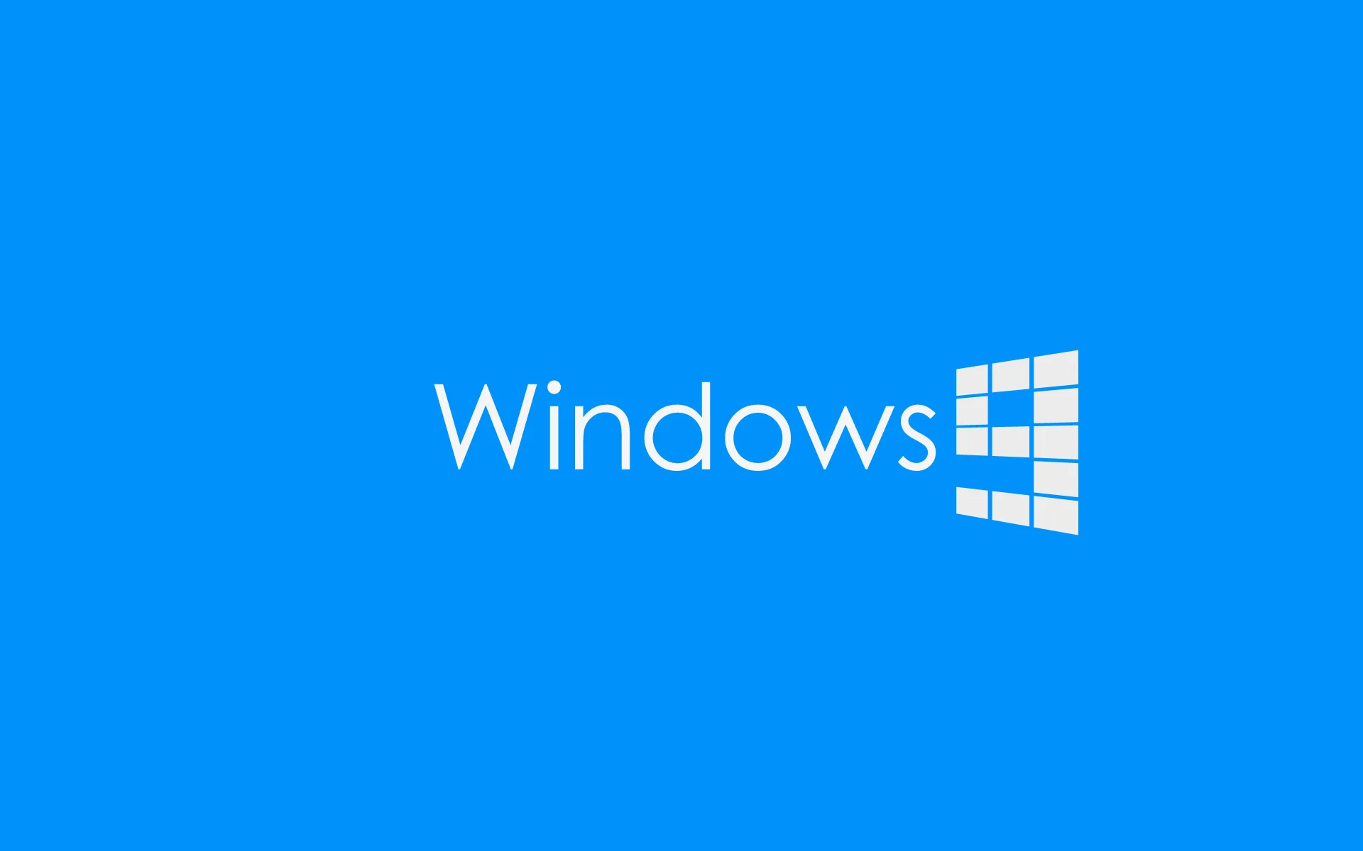 Microsoft Windows 9 Sky Blue Full Screen Desktop Background Wallpaper