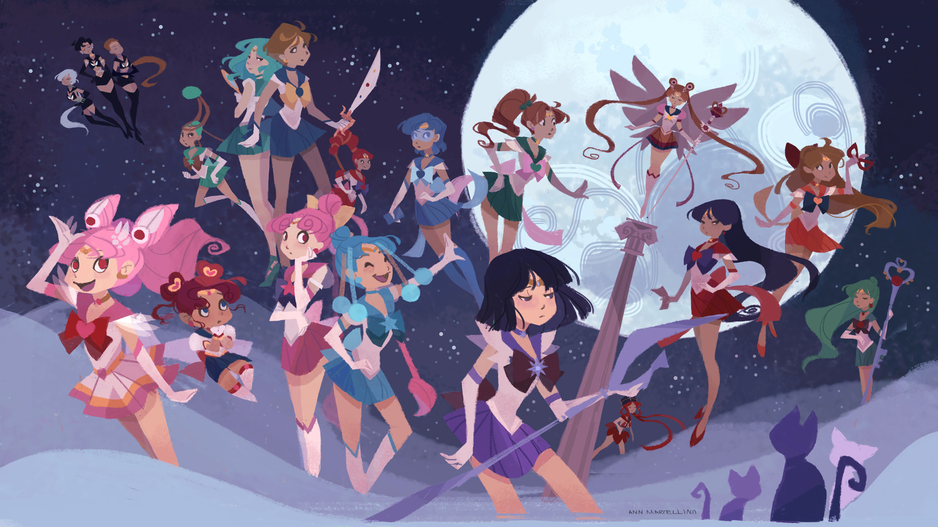 Sailor Soldiers Wallpapers by nna Sailor Soldiers Wallpapers by nna