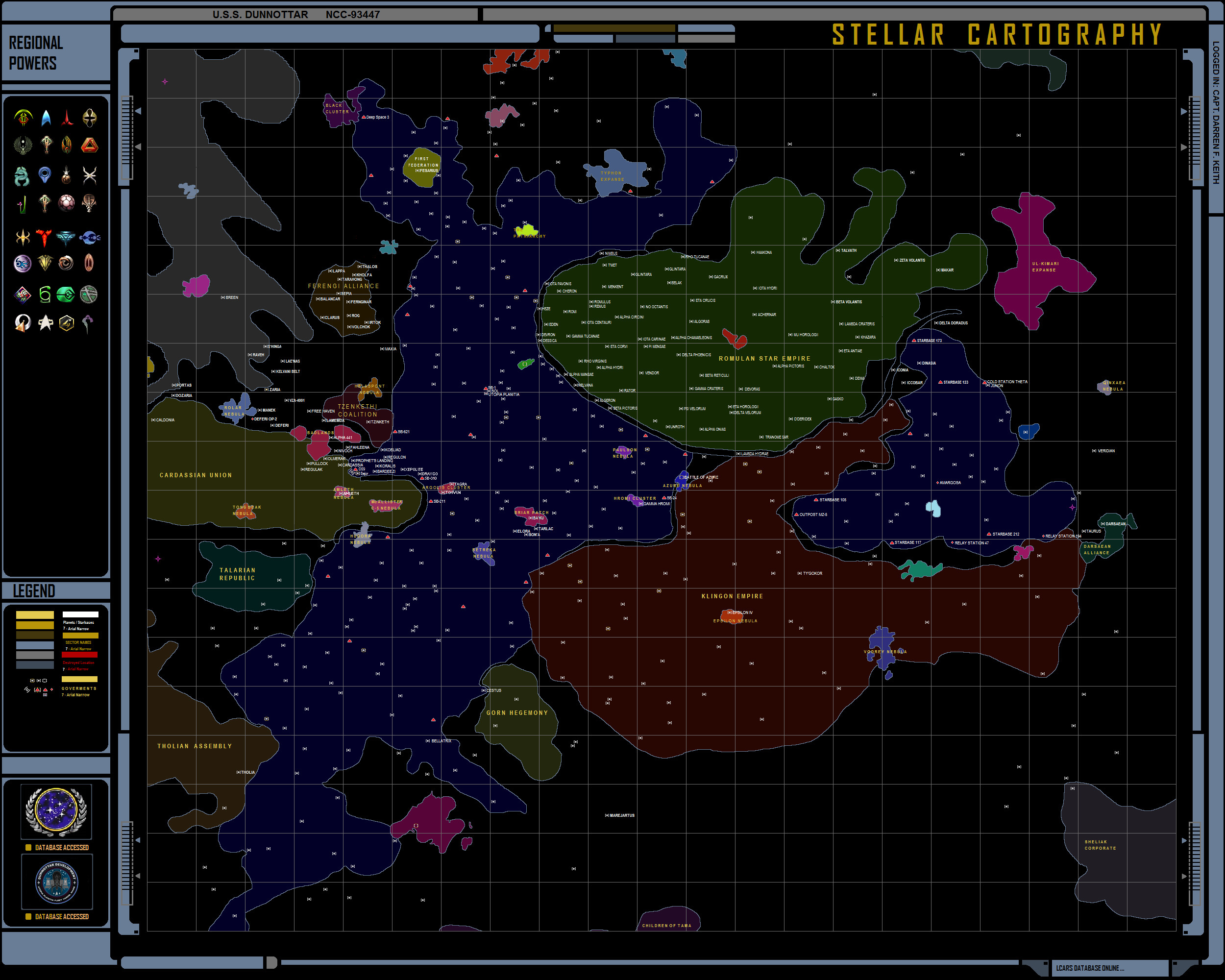 LCARS PADD Stellar Cartography WiP 2.4 by DKeith357