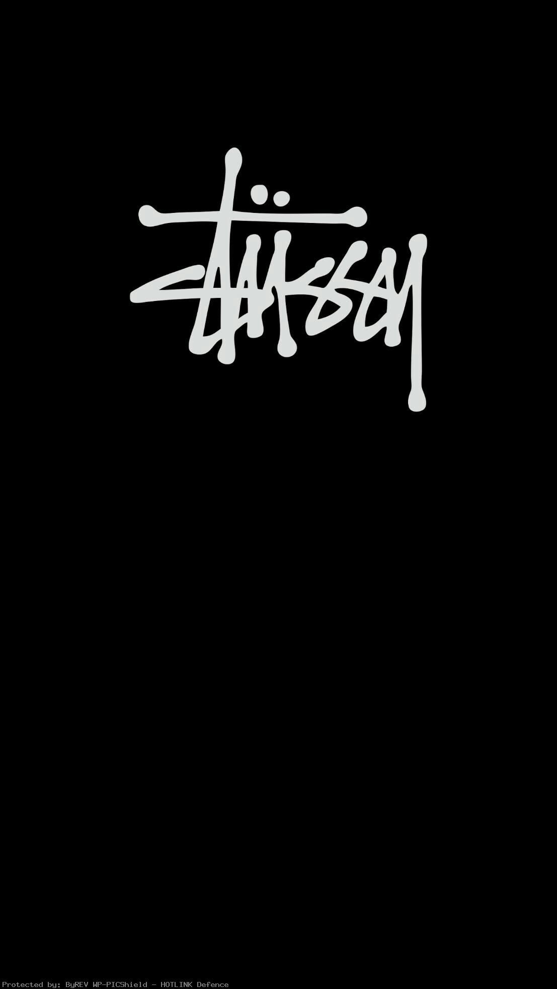 Stussy black android iphone wallpaper wp8001692