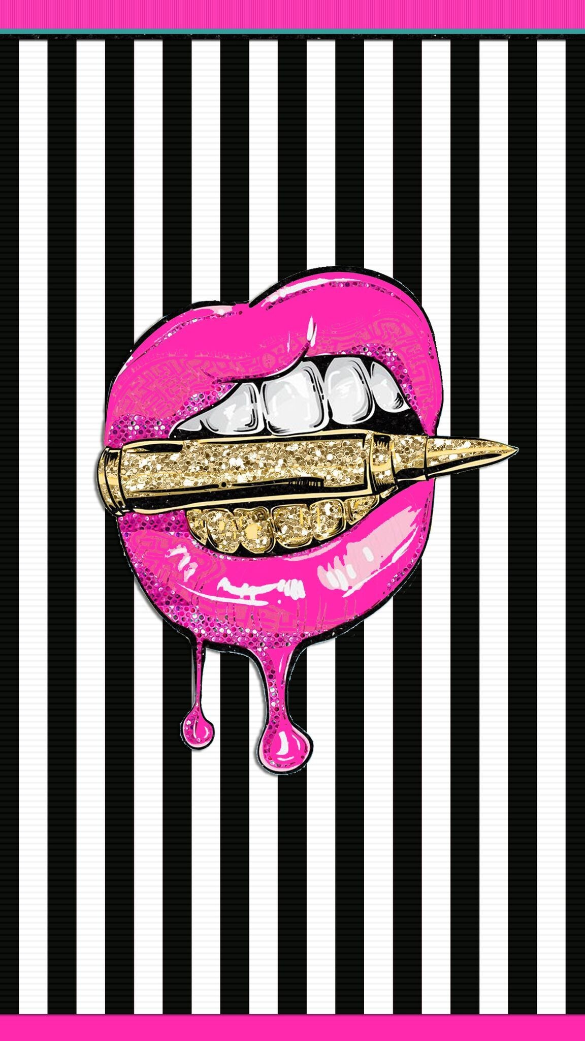 Dope Wallpapers, Iphone 3, Pink Wallpaper, Betsey Johnson, Kisses, Bullet, Zombies, Pop Culture, Hello Kitty