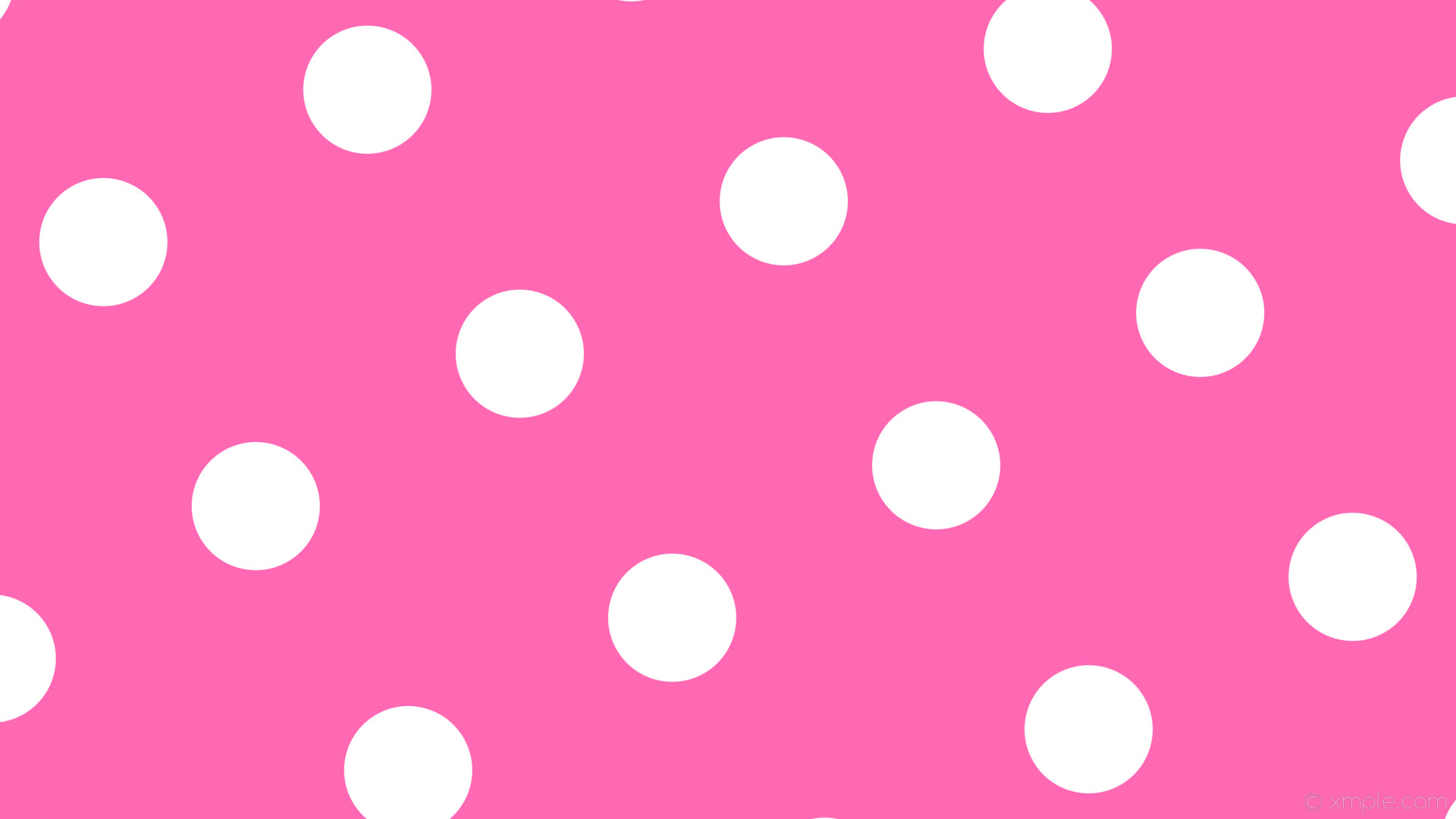 Wallpaper polka dots spots pink white hot pink #ff69b4 #ffffff 30 169px 402px