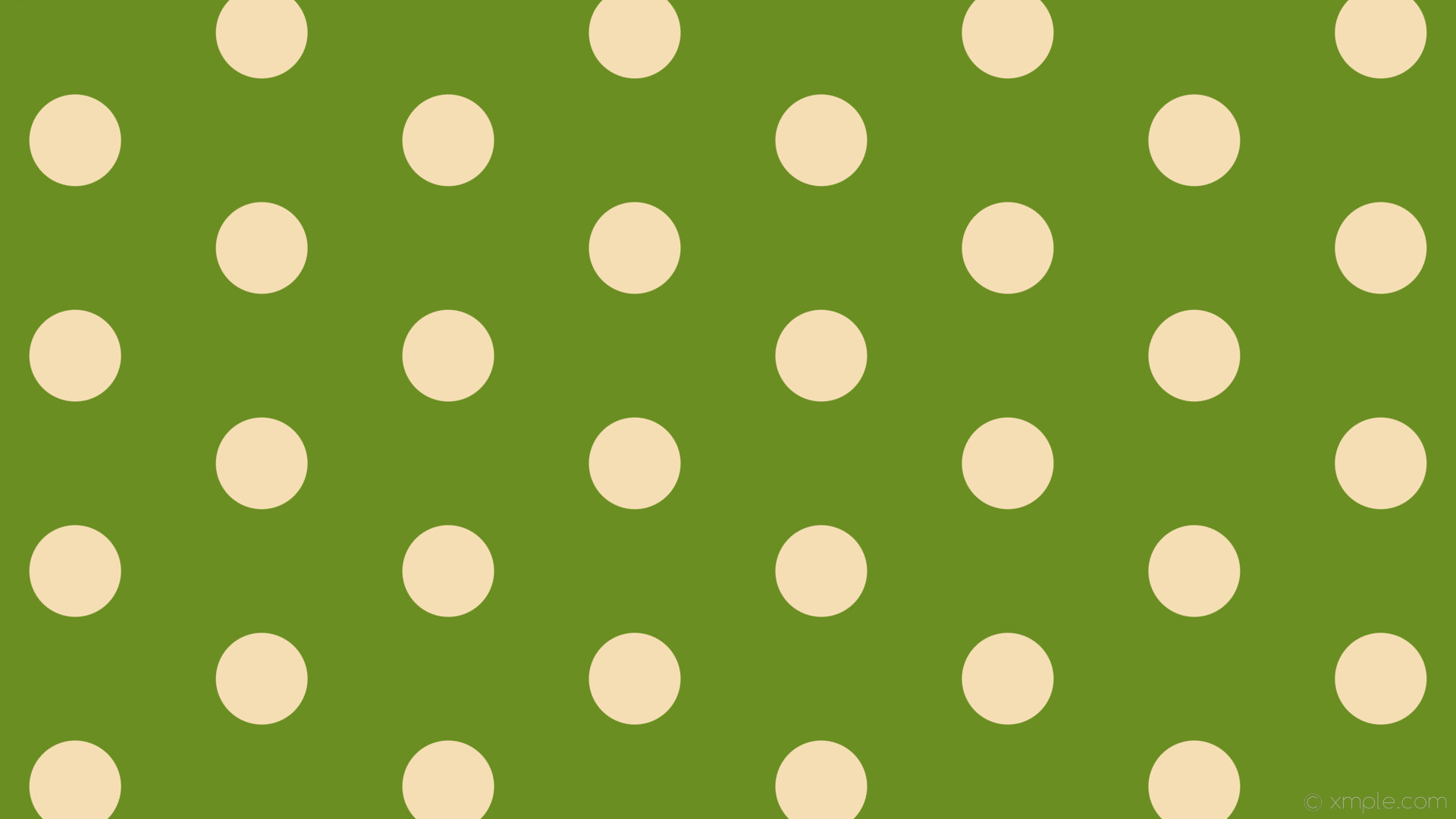 Wallpaper green brown polka dots hexagon olive drab wheat b8e23 #f5deb3 diagonal 30
