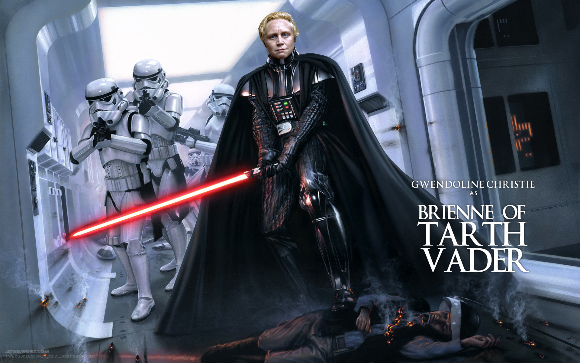 Gwendoline Christie it was my first tought to be honest