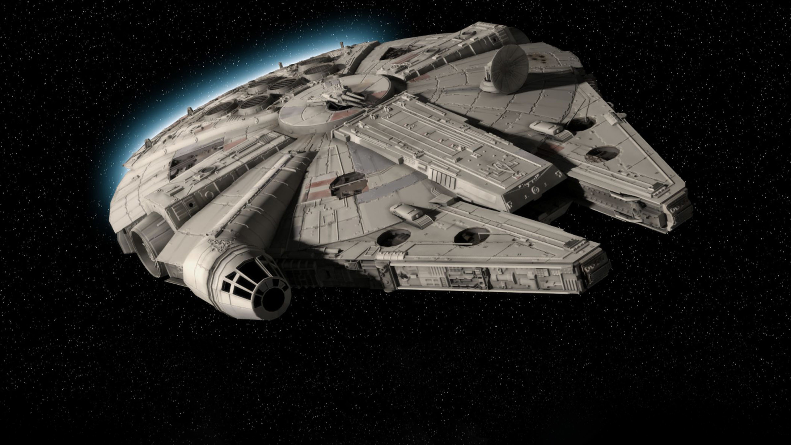 Star Wars Movies Spaceships Millenium Falcon Desktop Hd Wallpaper Wallpapers13.com