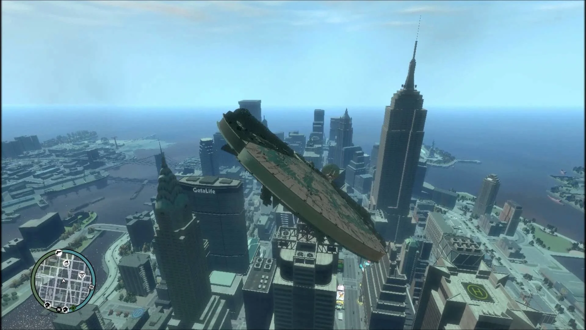 GTA IV: Star Wars Millenium Falcon MOD