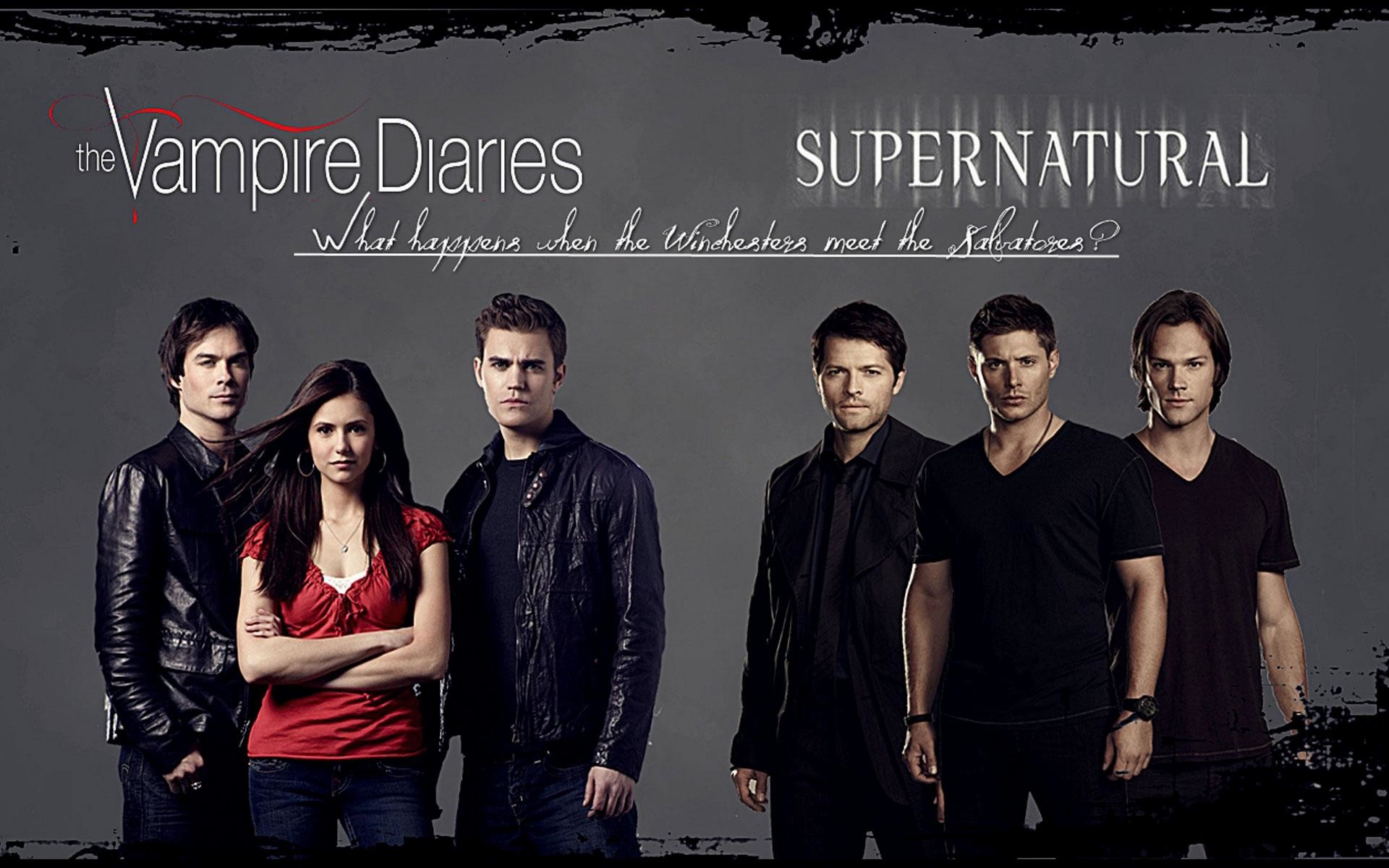 Supernatural Vampire Diaries Wallpaper 1