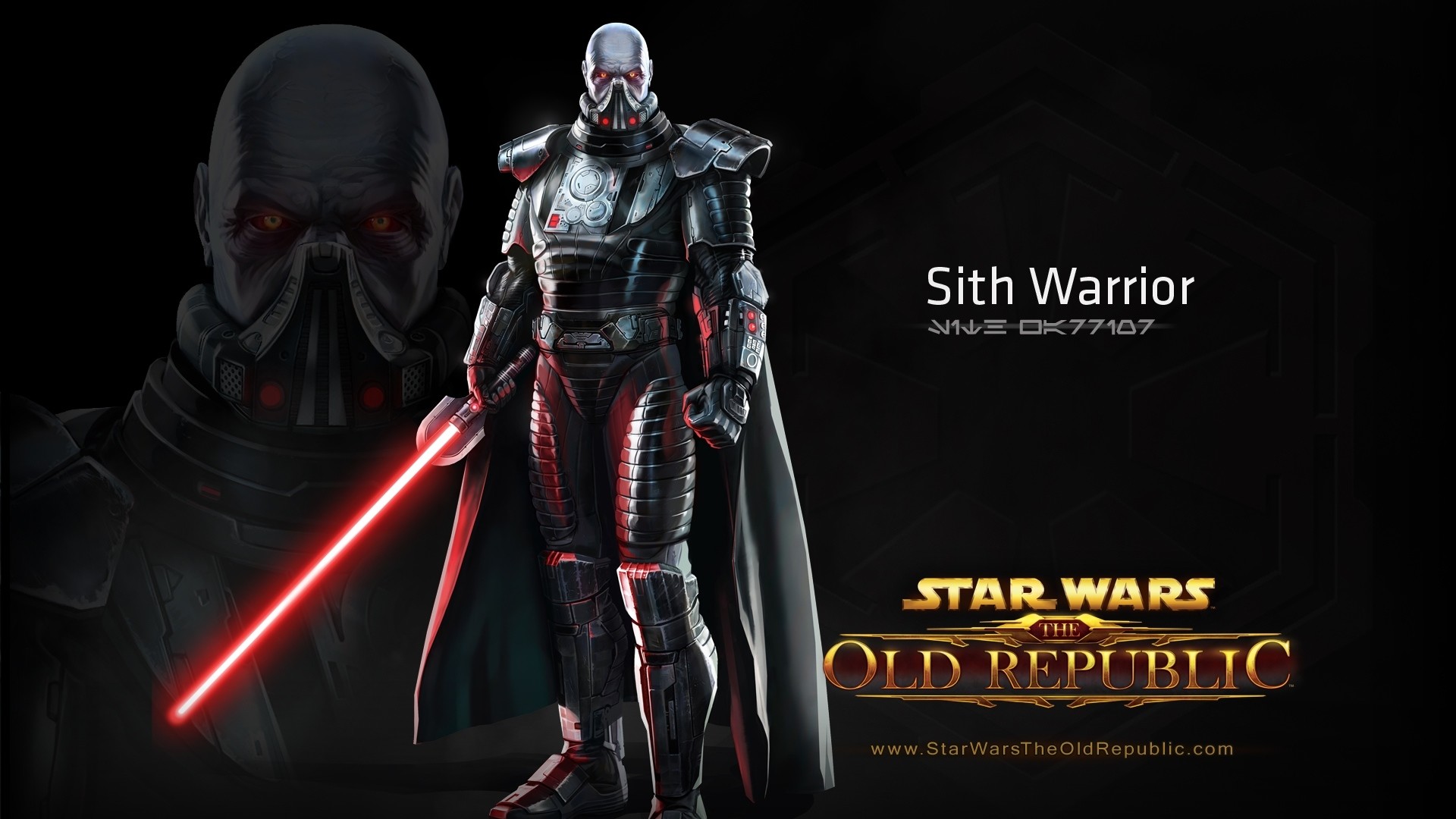 Preview wallpaper star wars the old republic, sith warrior, character, lightsaber 1920×1080