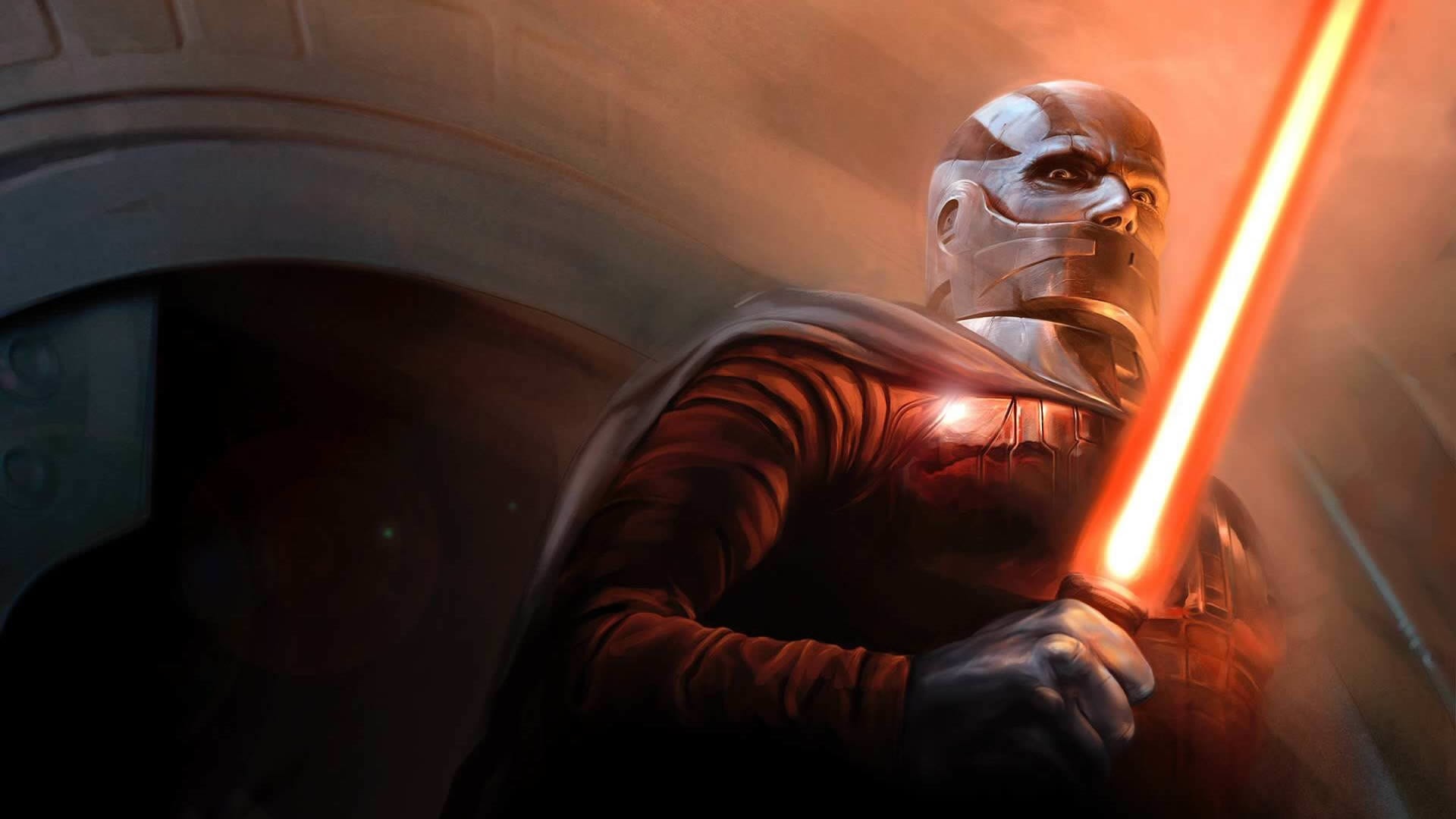 Preview wallpaper star wars the old republic, bald, character, lightsaber,  cloak 1920×1080
