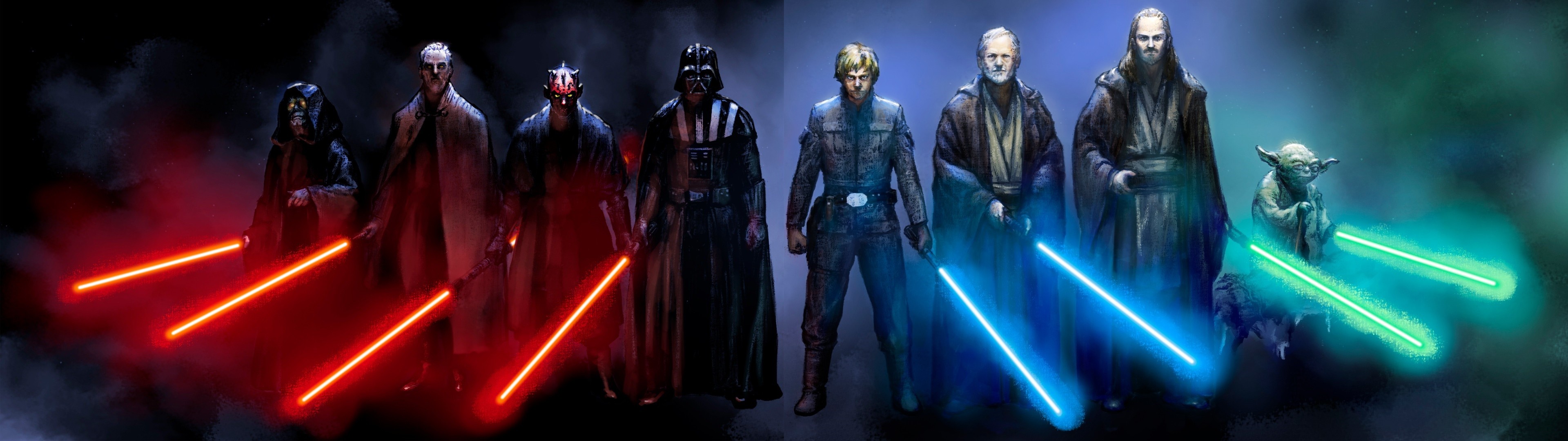 Sci Fi – Star Wars Darth Vader Darth Maul Yoda Obi Wan Kenobi Sith