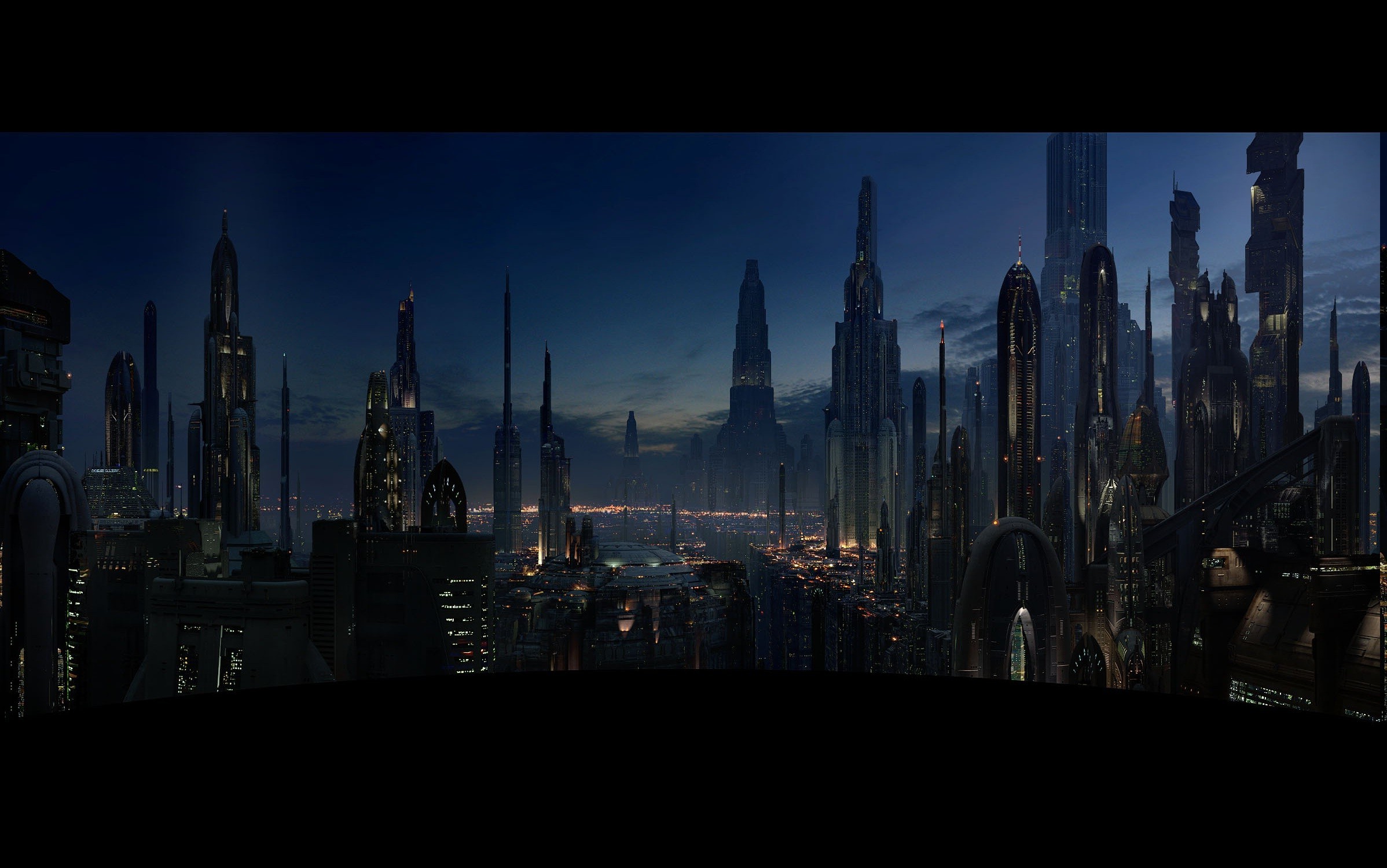 Star wars city cityscape wallpapers hd desktop and mobile