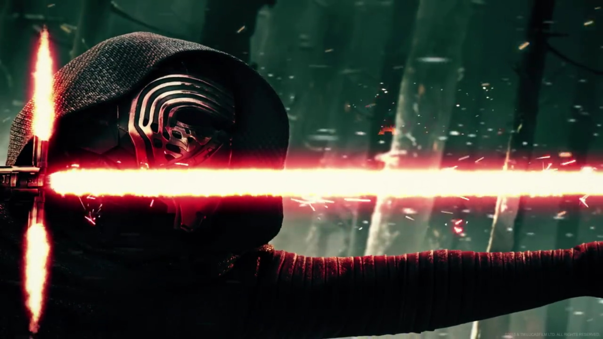 Movie – Star Wars Episode VII The Force Awakens Star Wars Lightsaber Kylo Ren Wallpaper