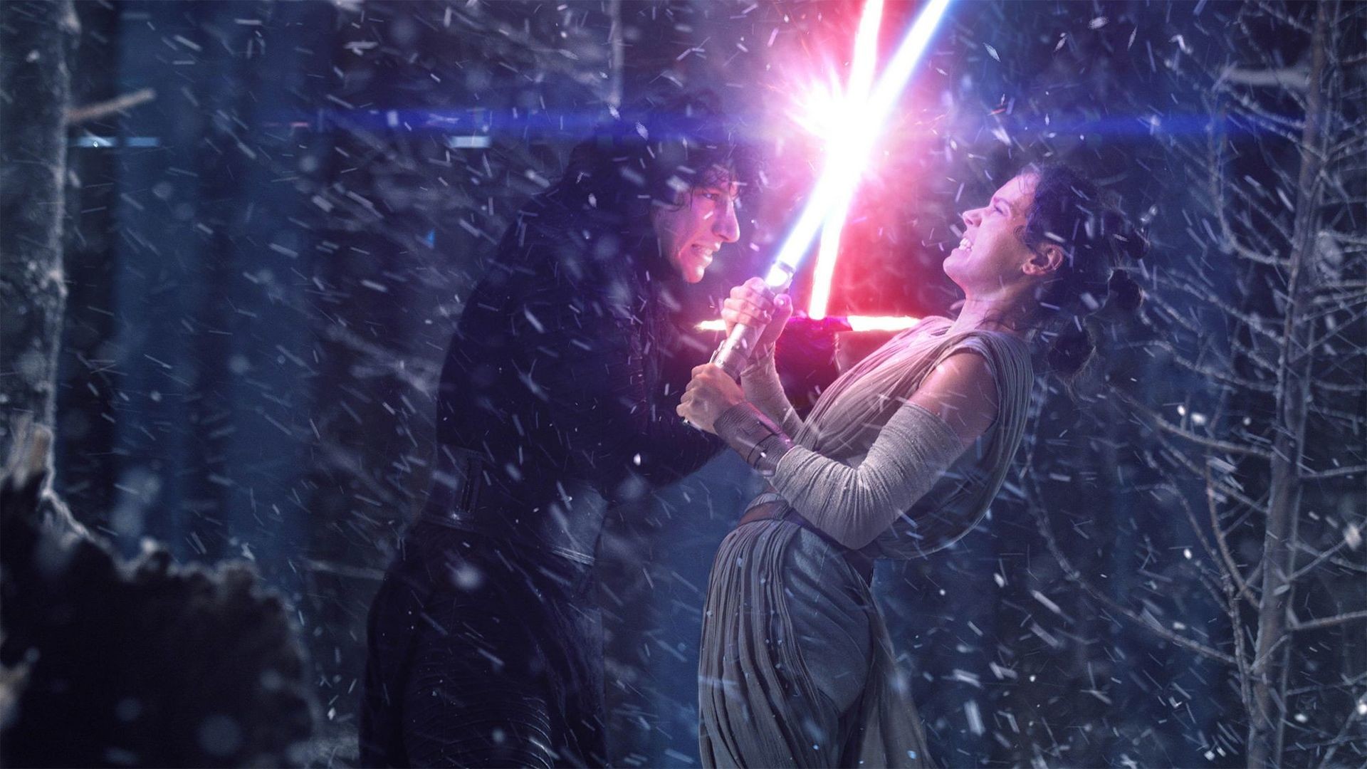 Image result for rey and kylo ren