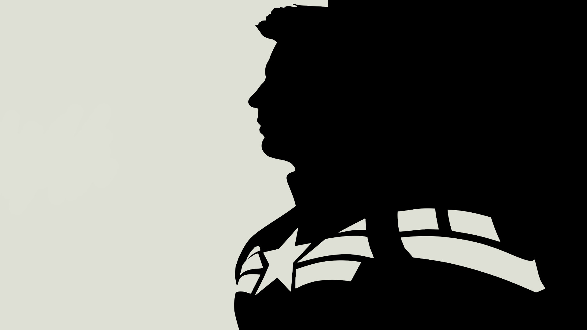 General Captain America: The Winter Soldier vector Captain  America Chris Evans minimalism profile artwork