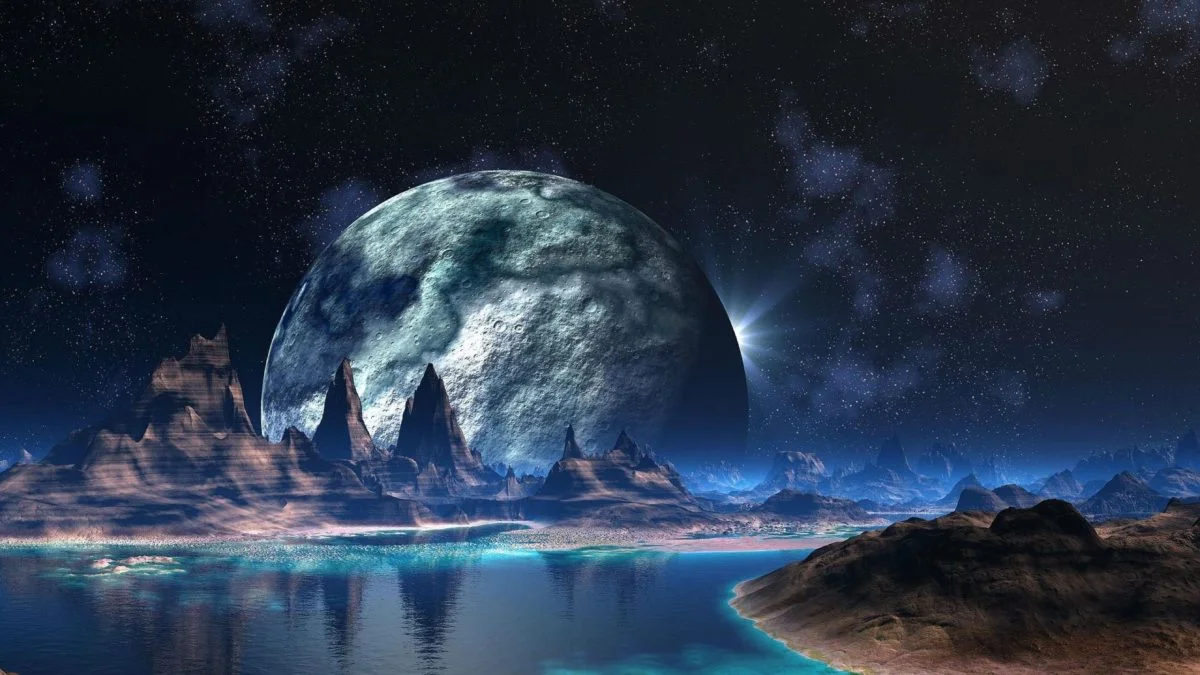 Alien planet wallpaper 2560×1440