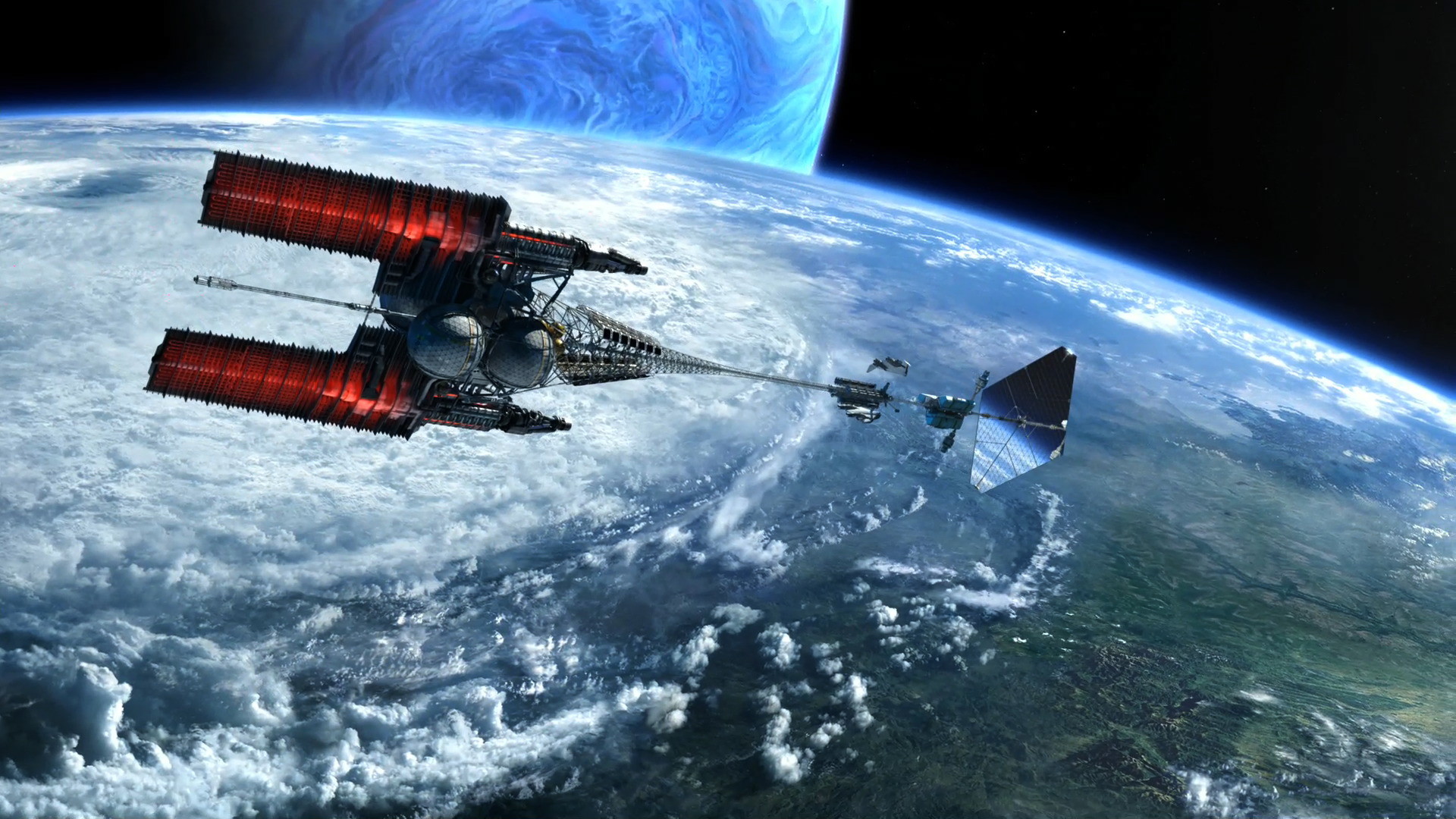 wallpaper imperial star destroyer in atmospher. Next image â. Preview  Spaceship over Pandora orbit