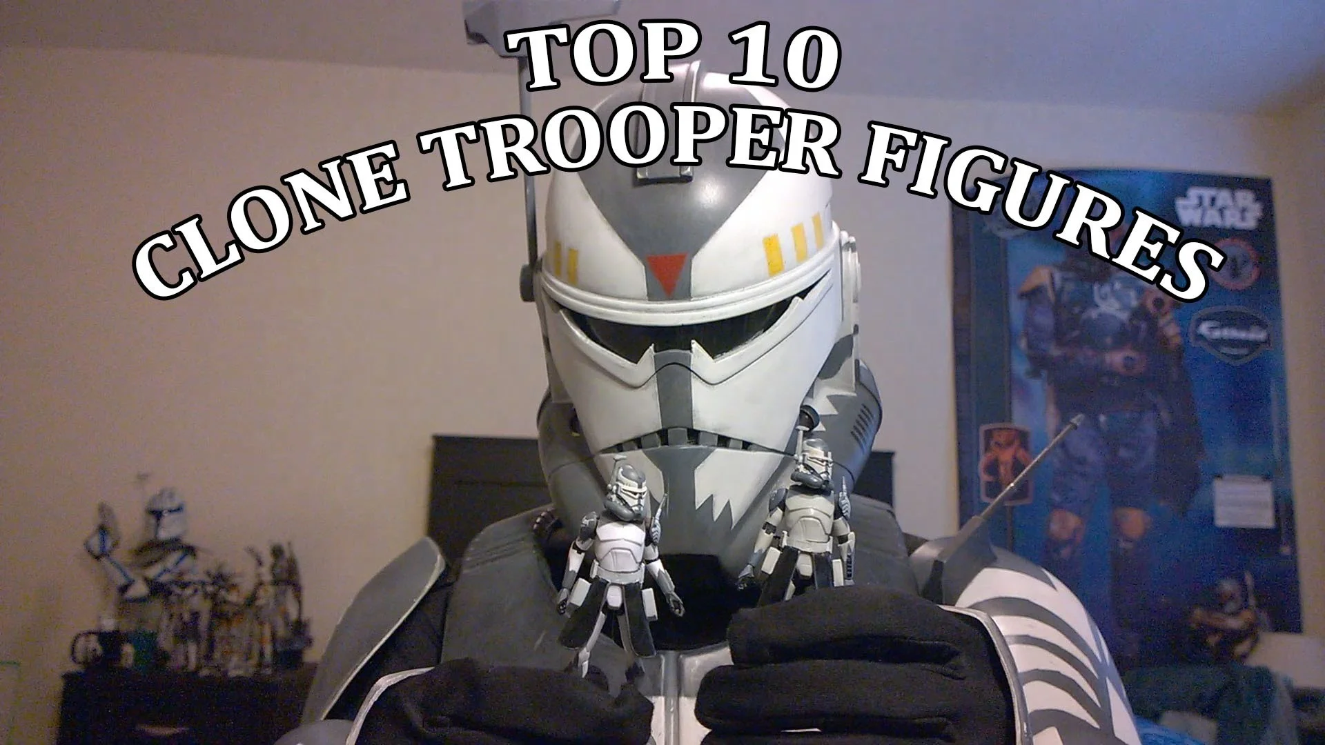 Top 10 The Clone Wars Clone trooper Hasbro figures with Wolffe HD – YouTube