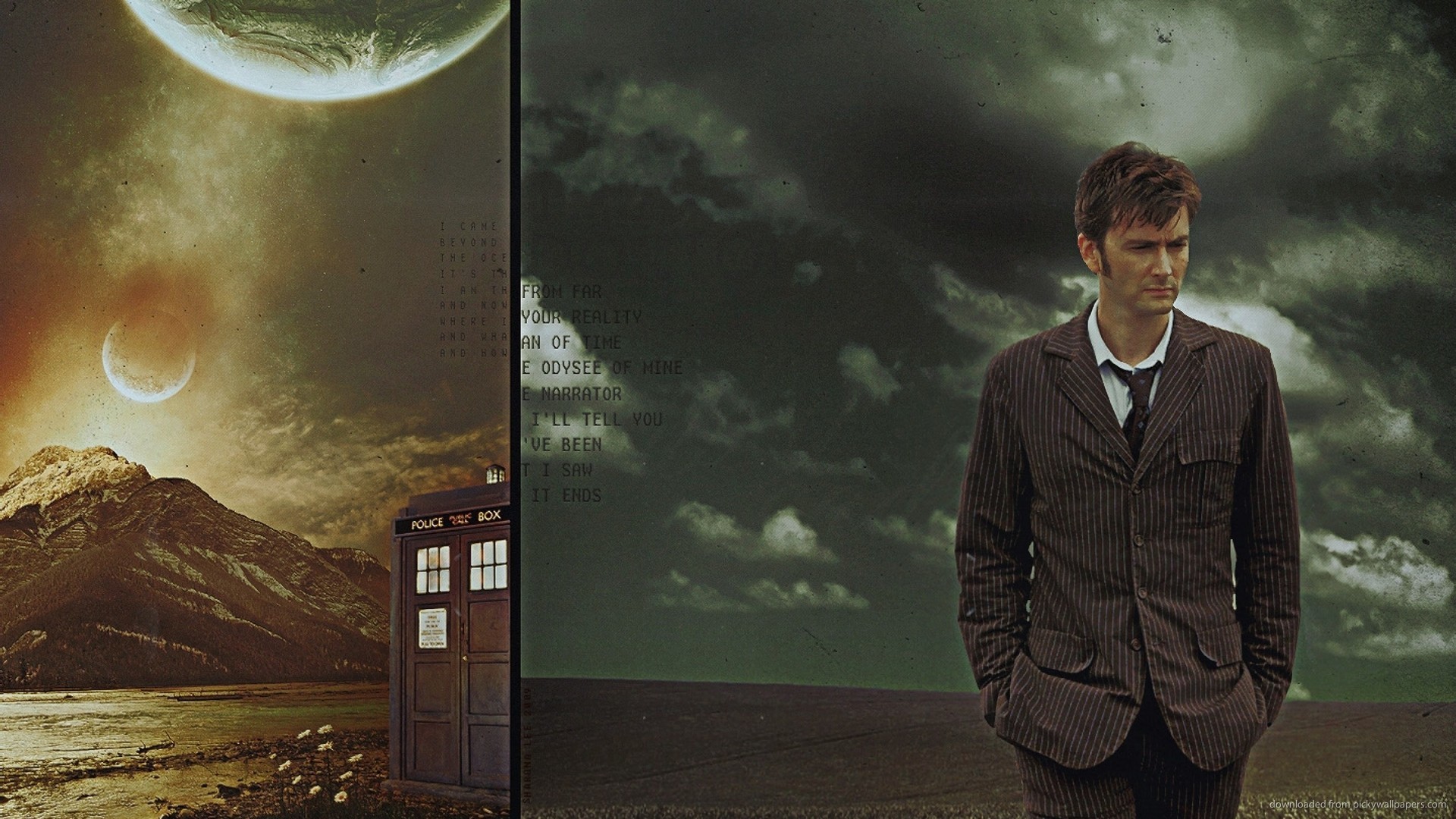 1366×768 David Tennant Doctor Who wallpaper