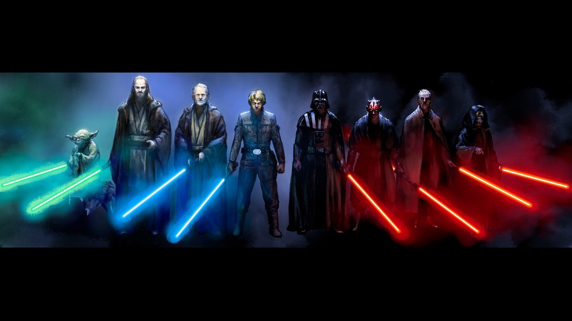Star Wars, Luke Skywalker, Darth Vader, Darth Maul, Obi Wan Kenobi, Yoda Wallpapers HD / Desktop and Mobile Backgrounds