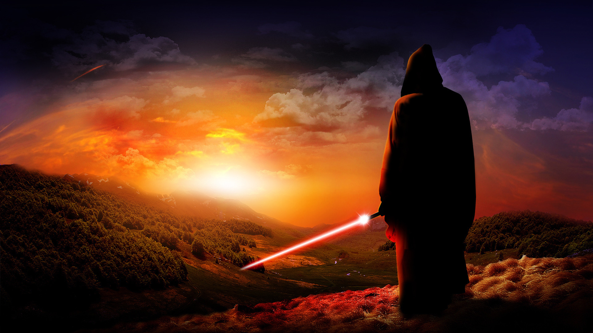 Black Background Dark Background Jedi Lightsabers Sith Star Wars free  iPhone or Android Full HD wallpaper.