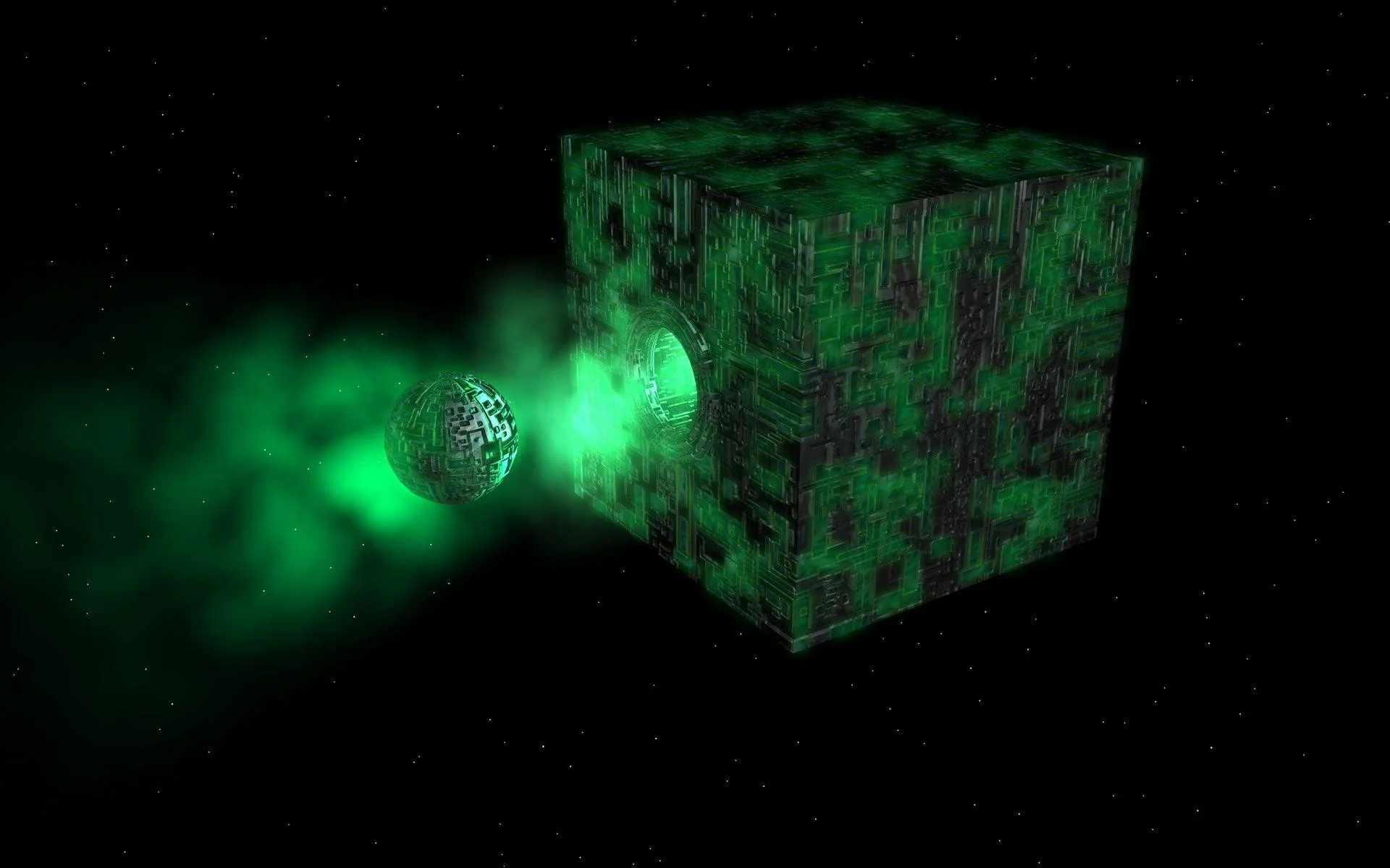 Borg sci star trek borg cube HD wallpaper  Pxfuel