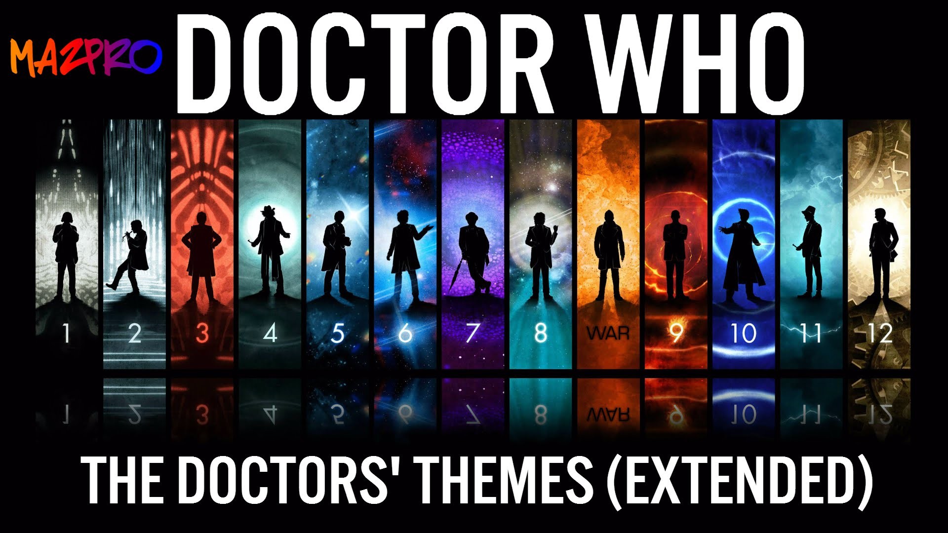 Doctor Who The Doctors Themes 2,3,4,7,8,9,10,11,12, War EXTENDED – YouTube